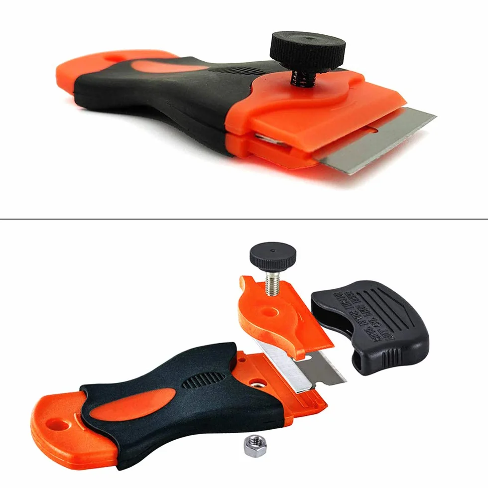 Premium mini skrobaczka ceramiczna do maszynki do golenia z 20 stalowymi ostrzami do usuwania kleju farb naklejek
