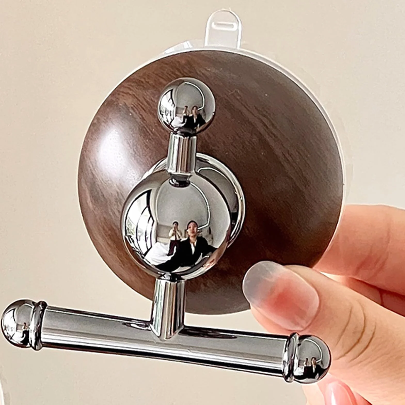 Suction Cup Hooks, Heavy Duty Grip, Waterproof, Strong Wall Adhesive, 6.5cm, for Towel Hanging, Bathroom Shower Storage