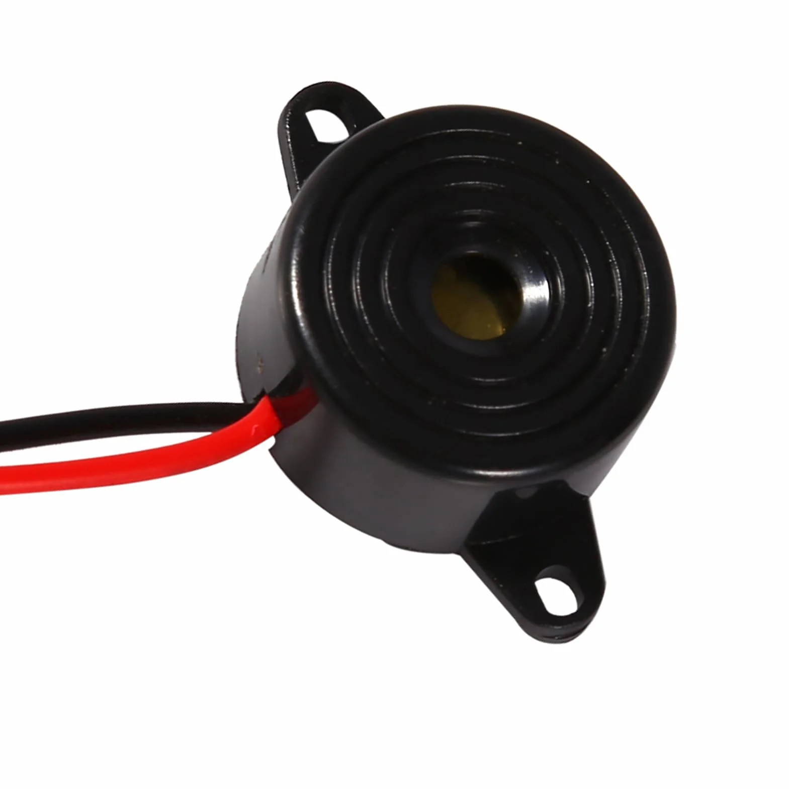Buzzer Alarmowy, DC 3 do 24V Piezoelektryczny Buzzer Alarm Ciągły Dźwięk Długość Kabla 100mm Aktywny Piezoelektryczny Buzzer Alarm, Piezoelektryczne Przetworniki