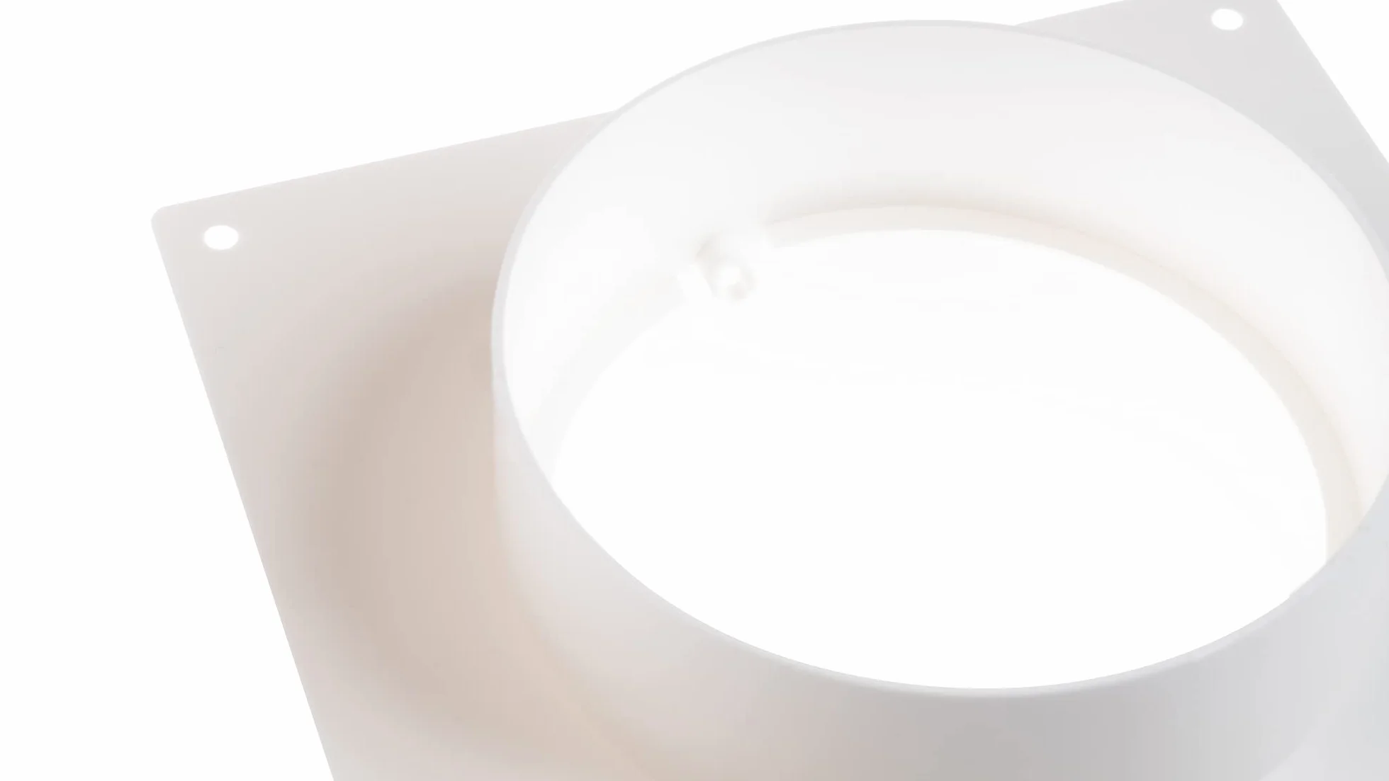 Steinberg14 Kołnierz ścienny 100 mm PVC łącznik rura okrągła wentylacyjna