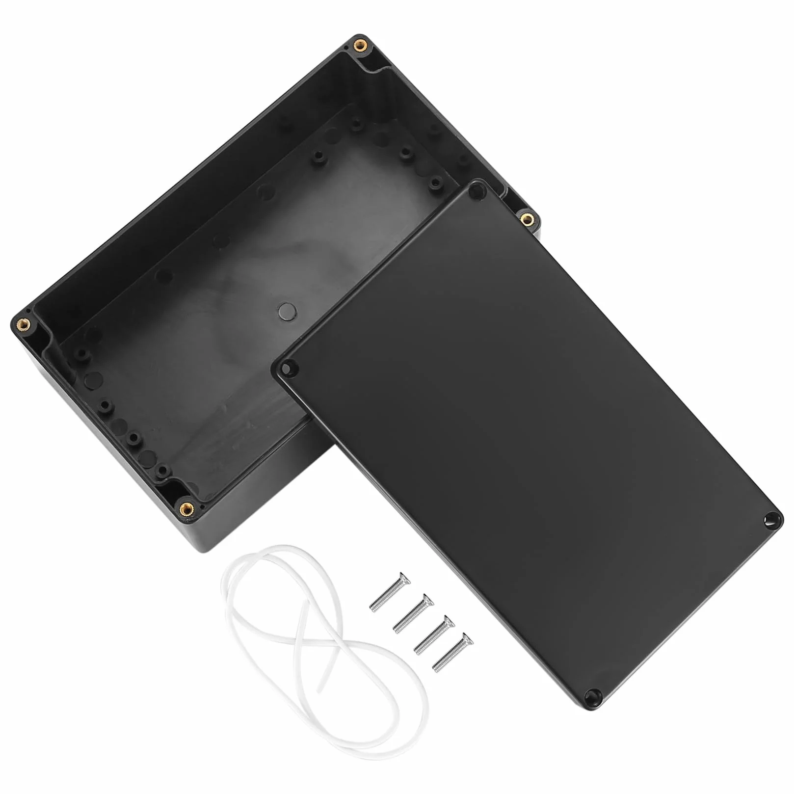Wodoodporna Skrzynka Łączeniowa, IP65 Elektryczna Skrzynka Projektowa, ABS Obudowa na Kabel, Skrzynka Rozdzielcza na Kabel Elektroniczny Indoor Outdoor - 200X120X75 mm/1,87X4,72X3 Cale