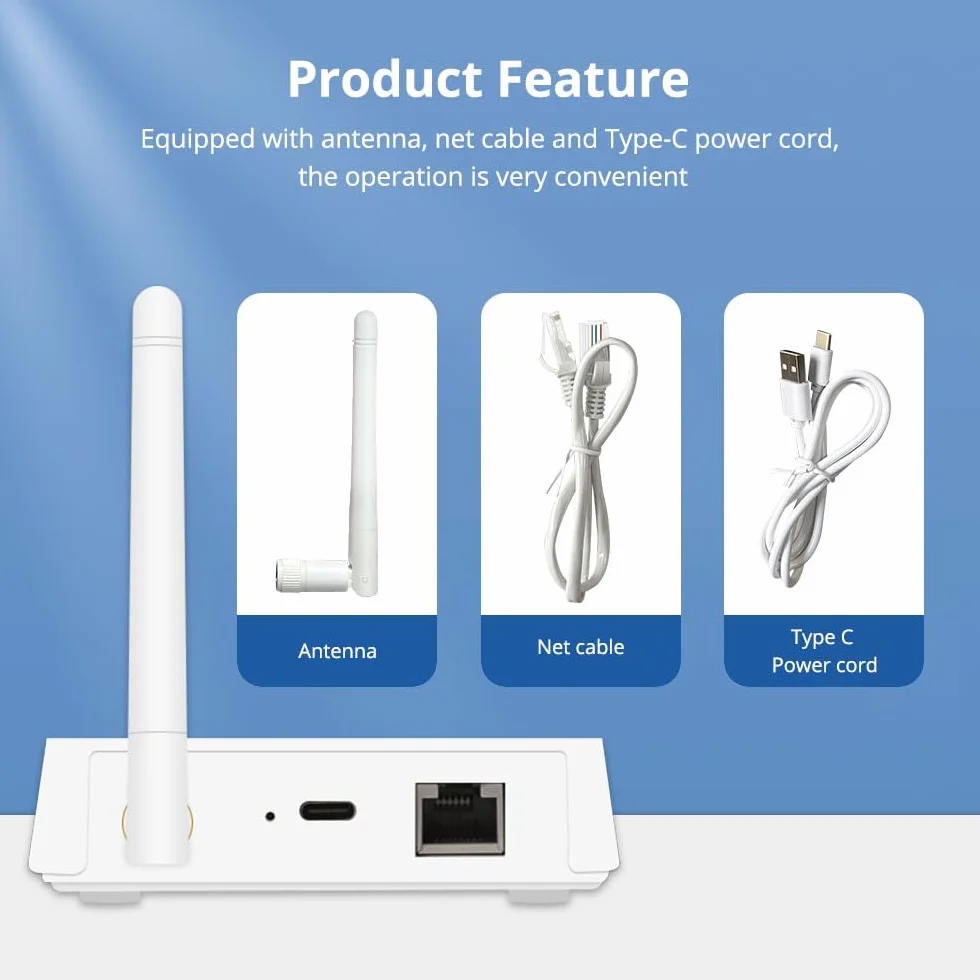 zemismart Matter M6 ZigBee Bridge Works with Tuya Zigbee sub Device Smart Home Automation System IOS Timer Siri Voice Control, współpracuje z Home Kit