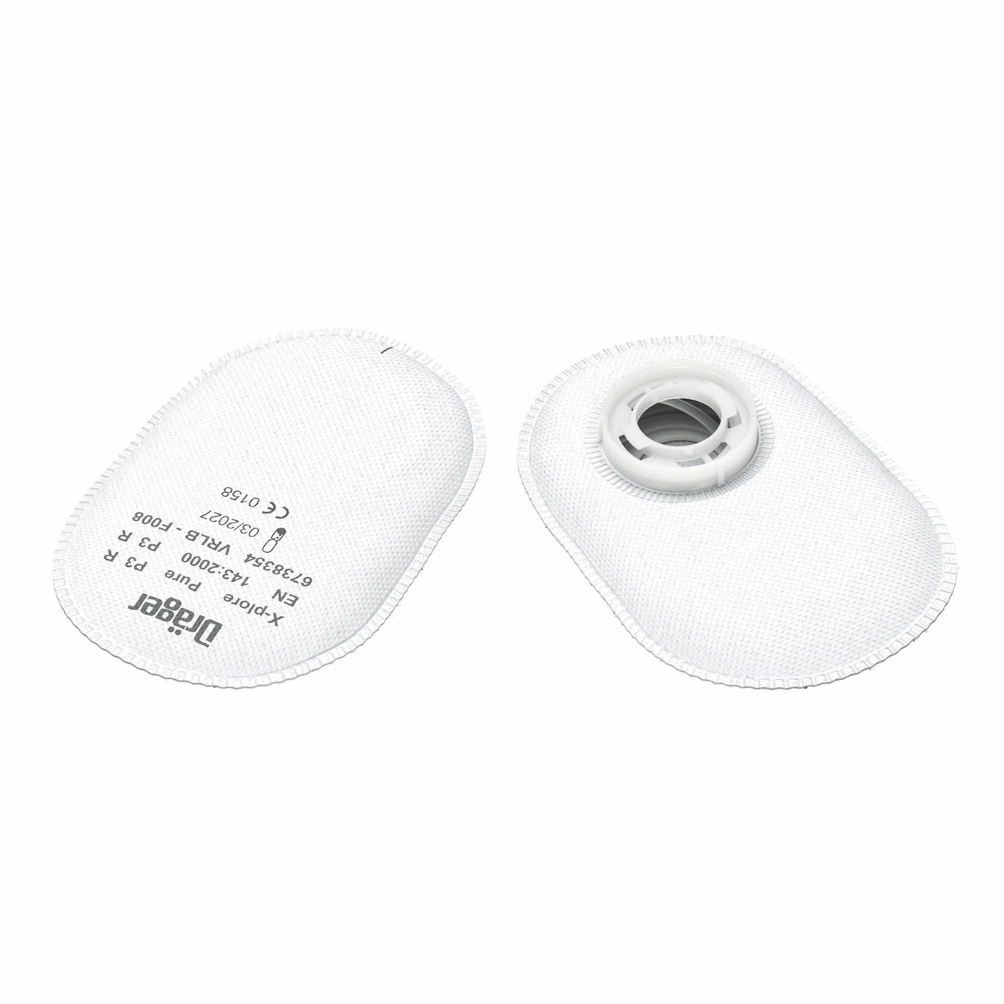 Dräger X-plore bagnetowy filtr cząstek stałych Pure P3 do aerozoli 1 para zamienny do masek X-plore 3300 3500 5500