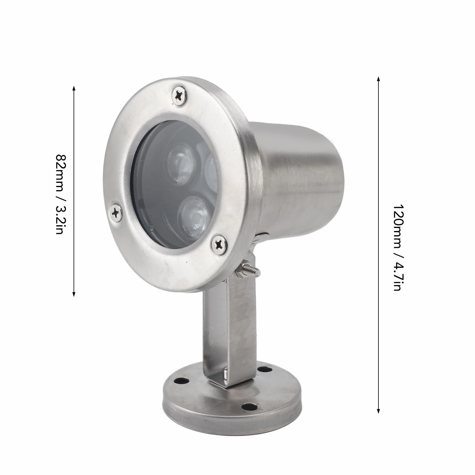Kolorowe Diody LED do Oczek Wodnych RGB Podwodne Reflektory Punktowe IP68 3 W
