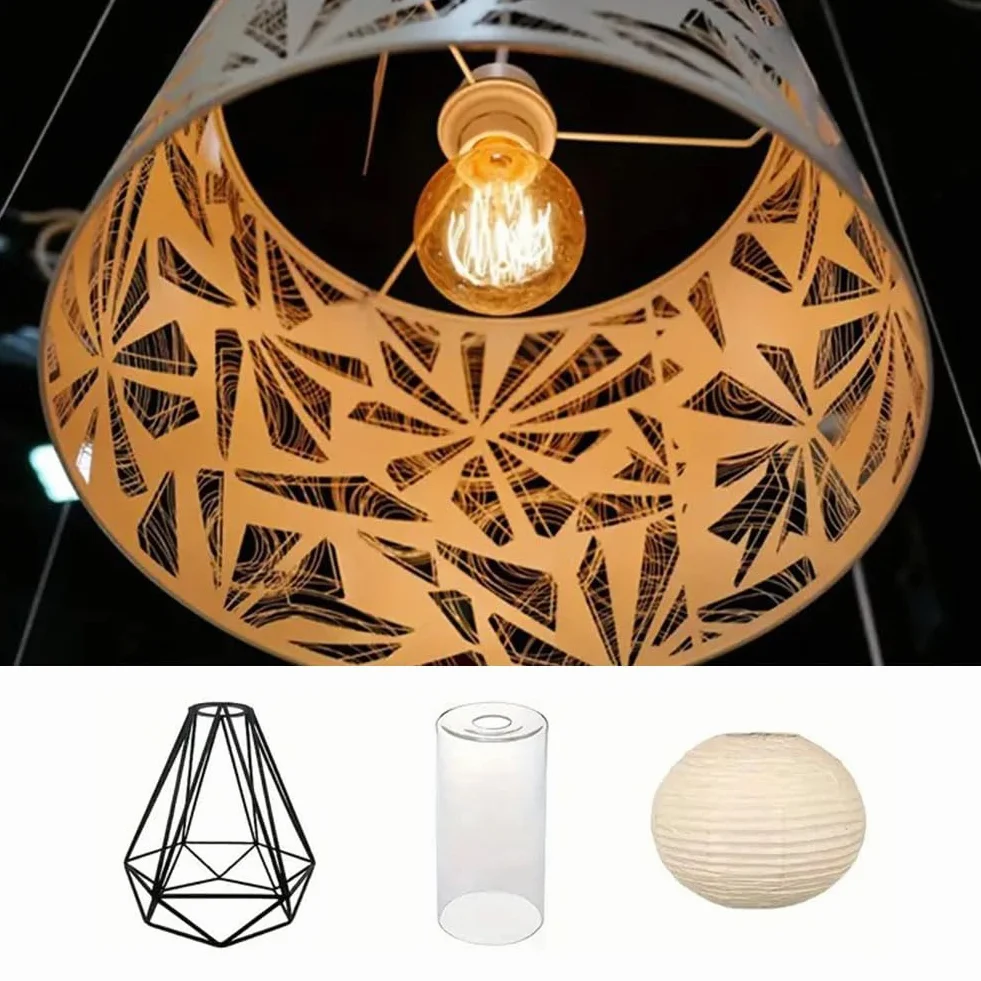 Zawieszenie lampy E27 2 sztuki z uchwytem śrubowym kabel 1,2 m regulowany