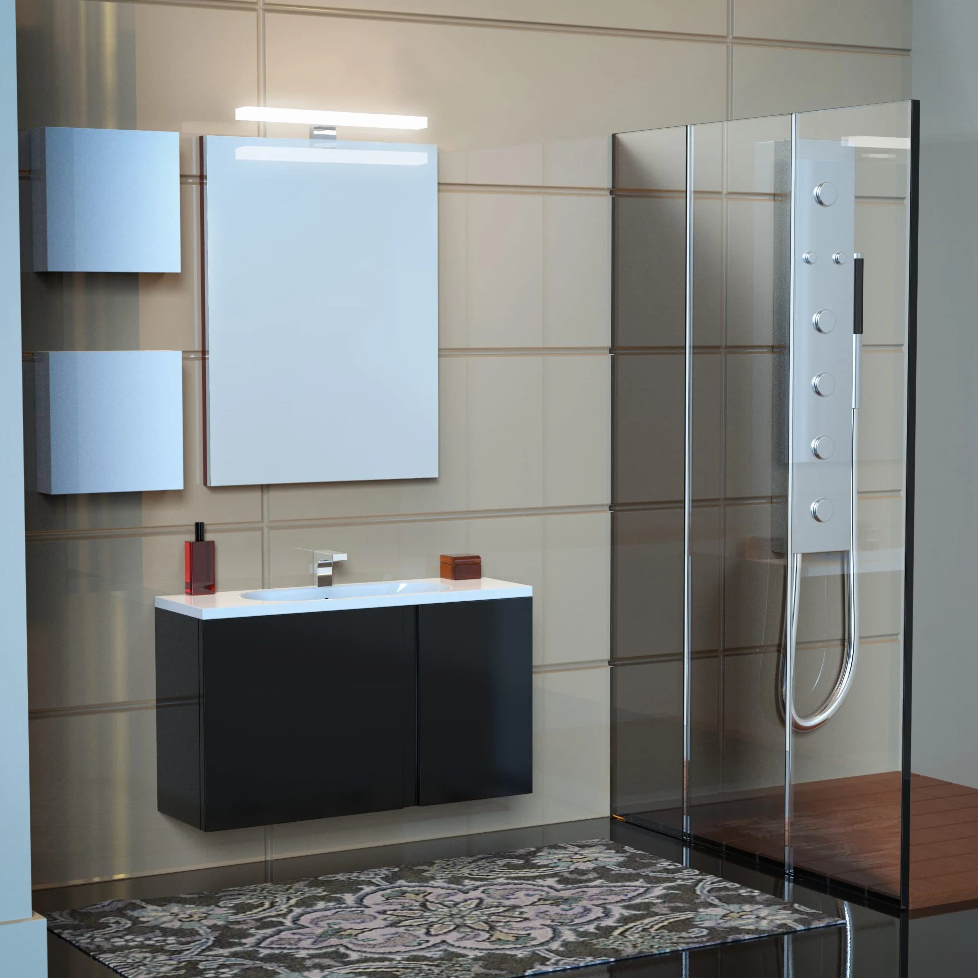 Mera LED lampa łazienkowa lustrzana 230V 300 mm Neutralny biały