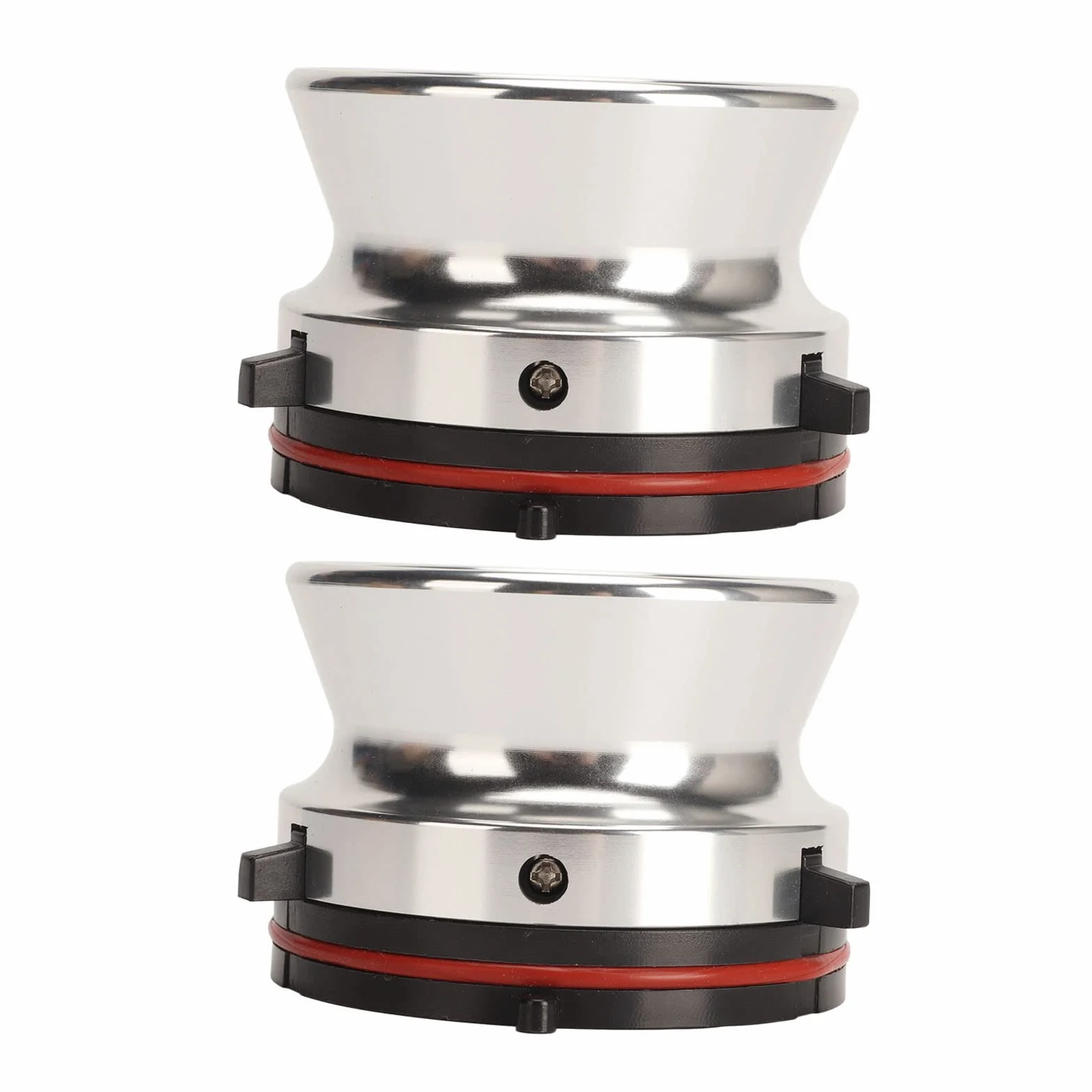 Adaptery Piasty NAB 10-calowe Aluminiowe do Magnetofonu Szpulowego Studer Akai Srebrne