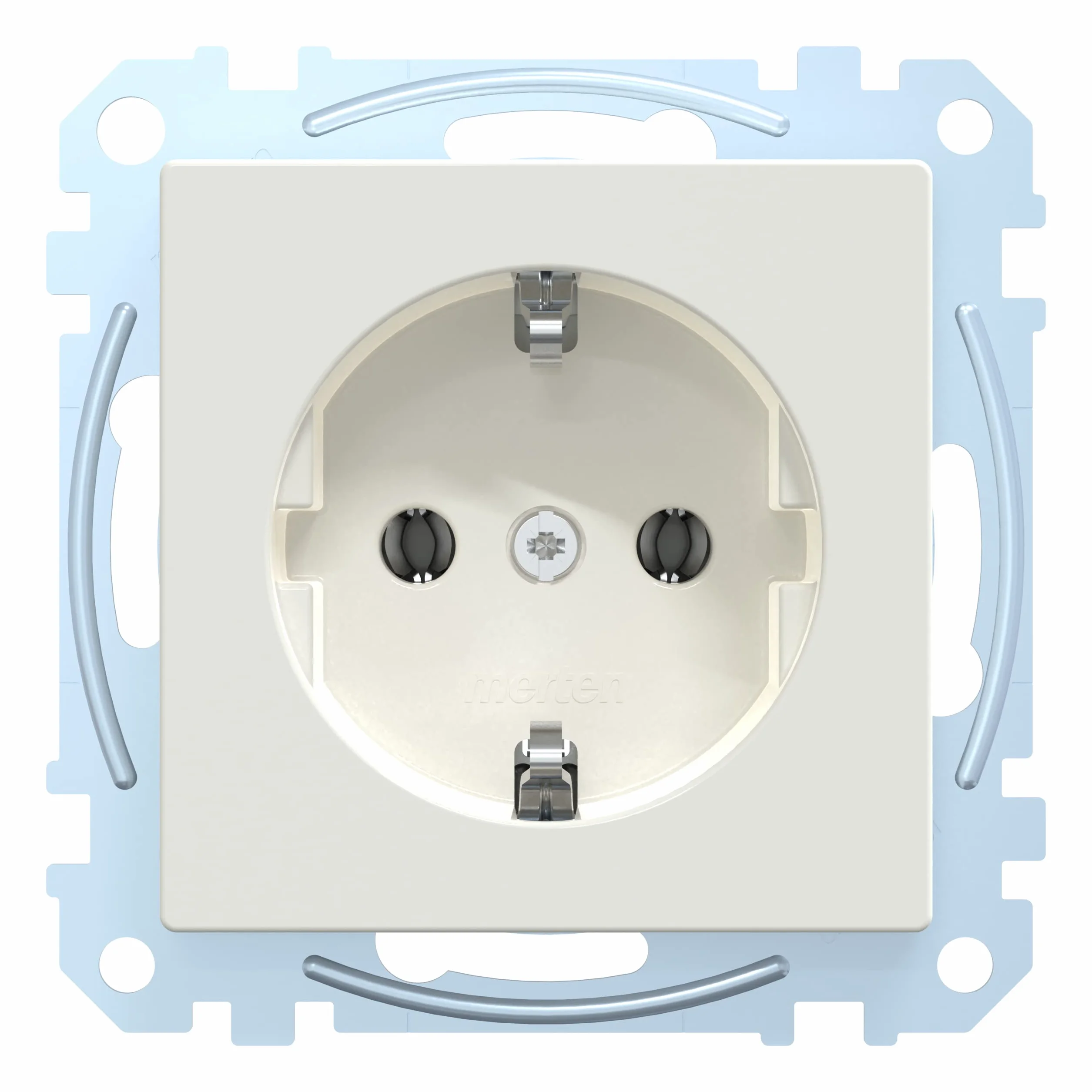 Merten MEG2301-0319 Tipo F Schuko Bianco cassetta di scarico