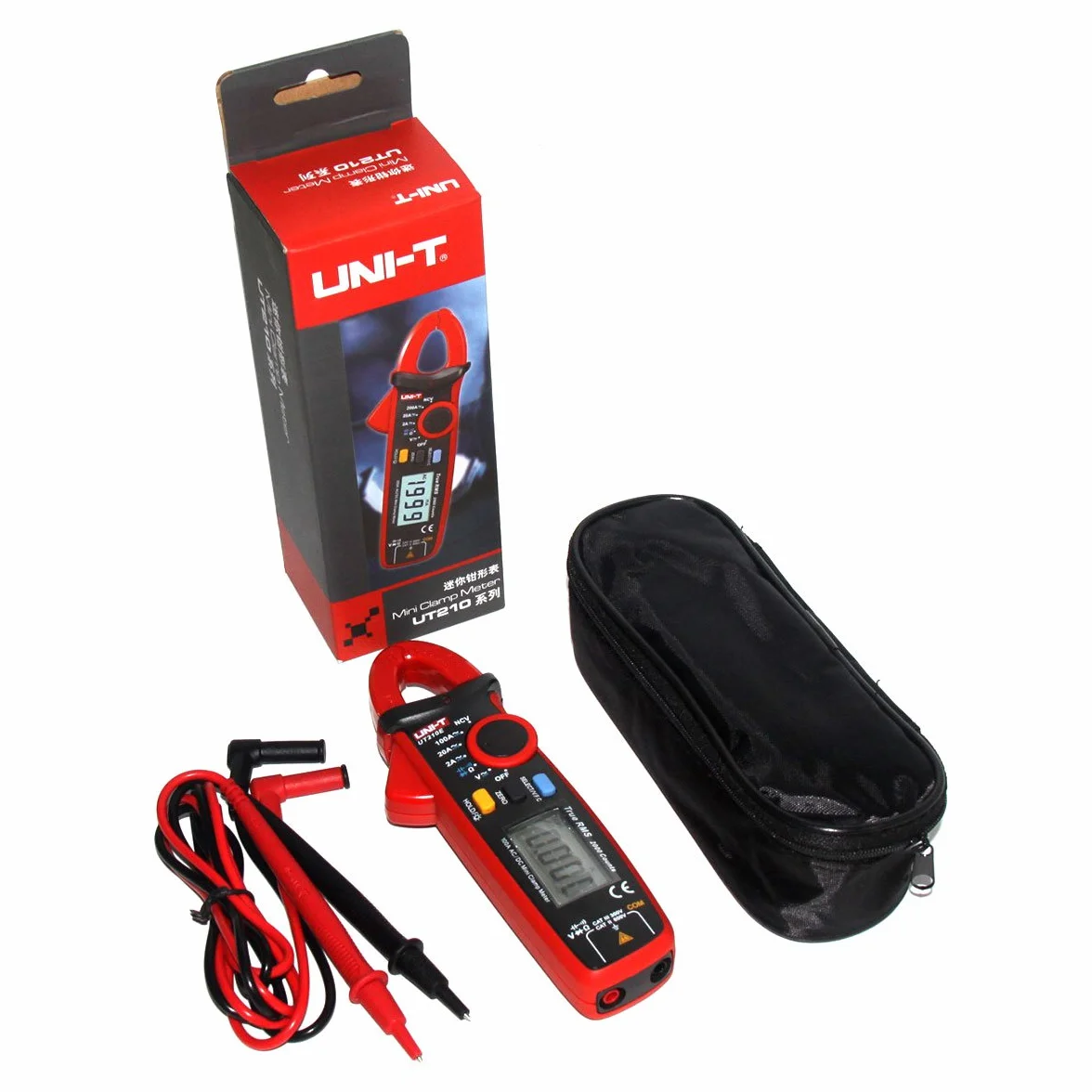 UNI-T UT210E Cyfrowy miernik zacisków DC Clamp Multimetr z podświetleniem LCD