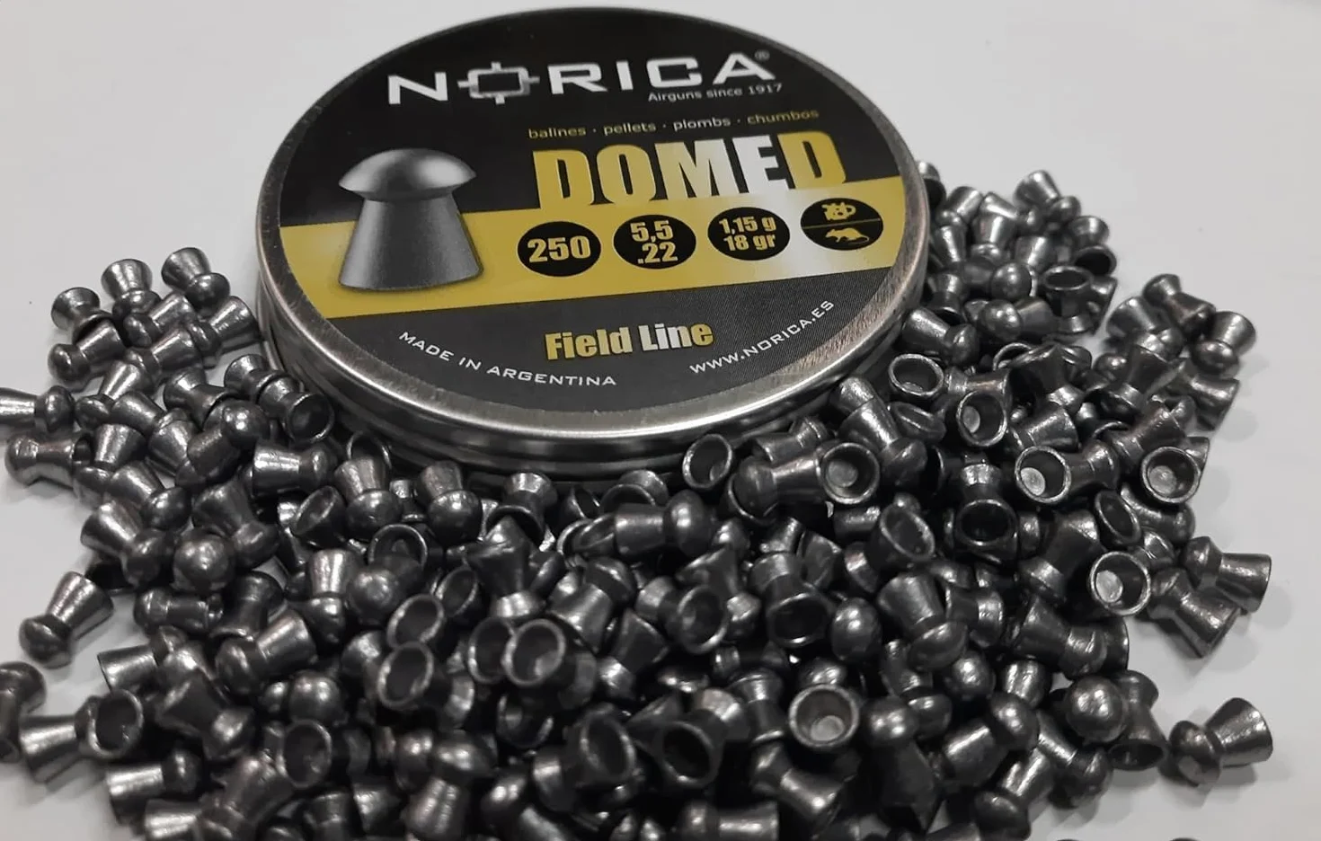 Puszka NORICA Domed Field Line 5,5 mm/ .22 [Puszka 250 śrut]