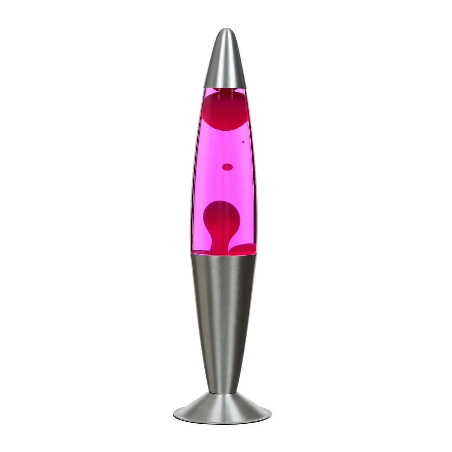 Lampa lawa różowa retro 42 cm G9 25 W z przełącznikiem kablowym