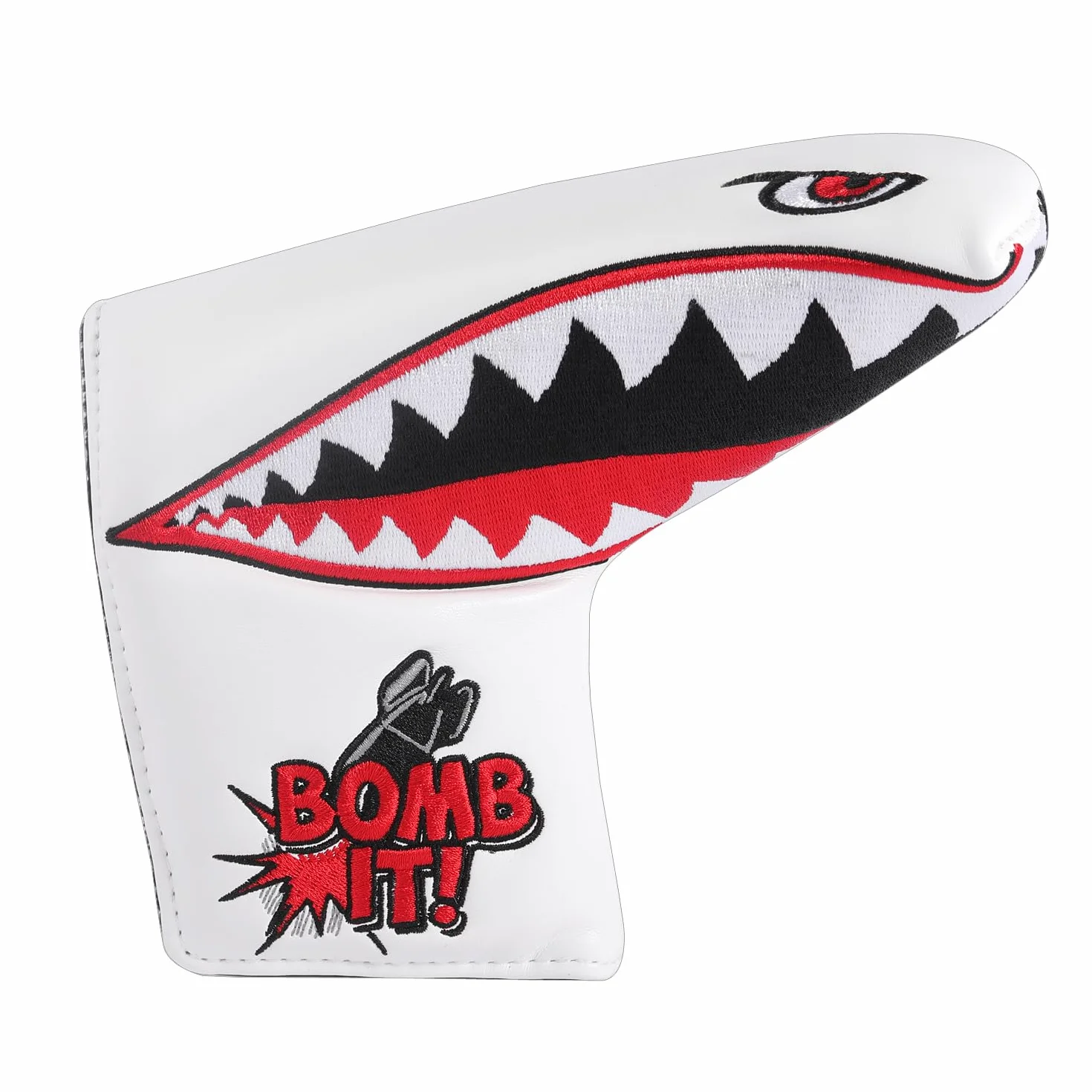 New War Shark Latający Tygrys Warshark Golf Putter Nakrycie głowy Golf Blade Putter Cover