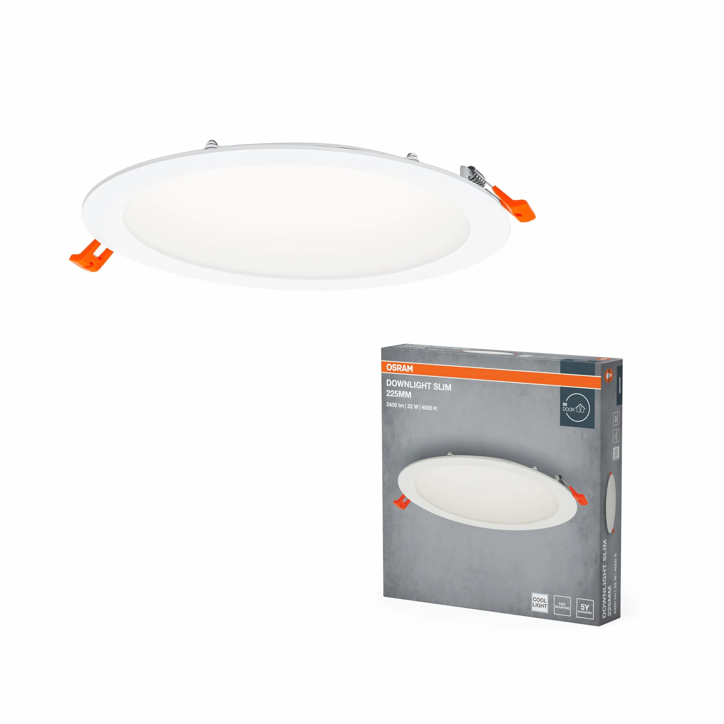 OSRAM Downlight Slim 225mm LED wpuszczana 22W 4000K 2000lm IP20