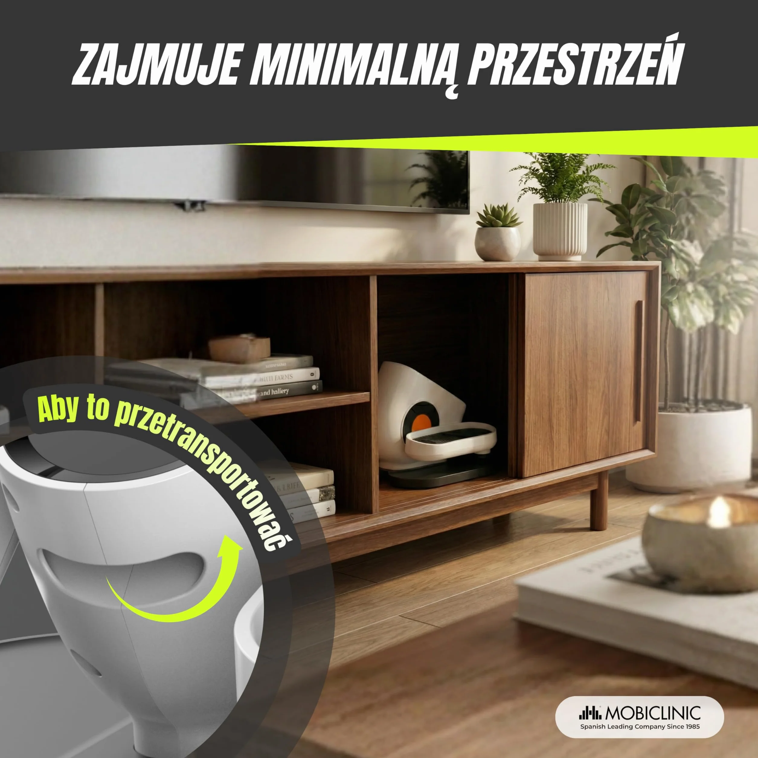 Mobiclinic®, Mini elektryczny Orbitrek, Tryb Manualny i Automatyczny, Wyświetlacz LED, Pilot Zdalnego Sterowania, 10 Prędkości, Pedałowanie Dwukierunkowe, Antypoślizgowy, do Domu i Biura, Mobidal