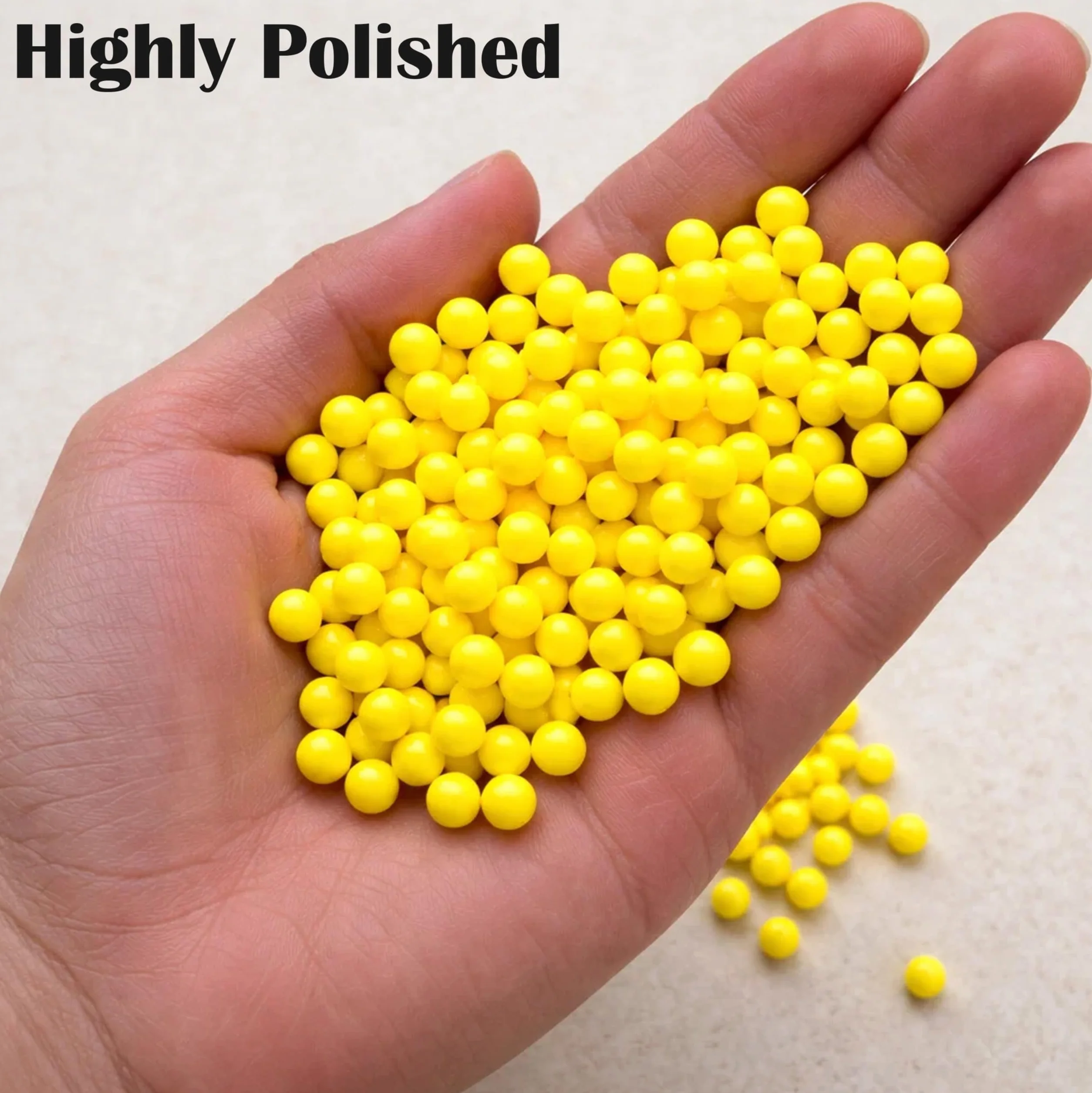 ARSUK Softair BB Pellets 6 mm BB's 0.20g Hoog Cijfer en Zacht Gepolijst Plastic Paintballen Inhoud 1000, 2000,5000,10000 Rondes (Żółty: 2000 trafień)