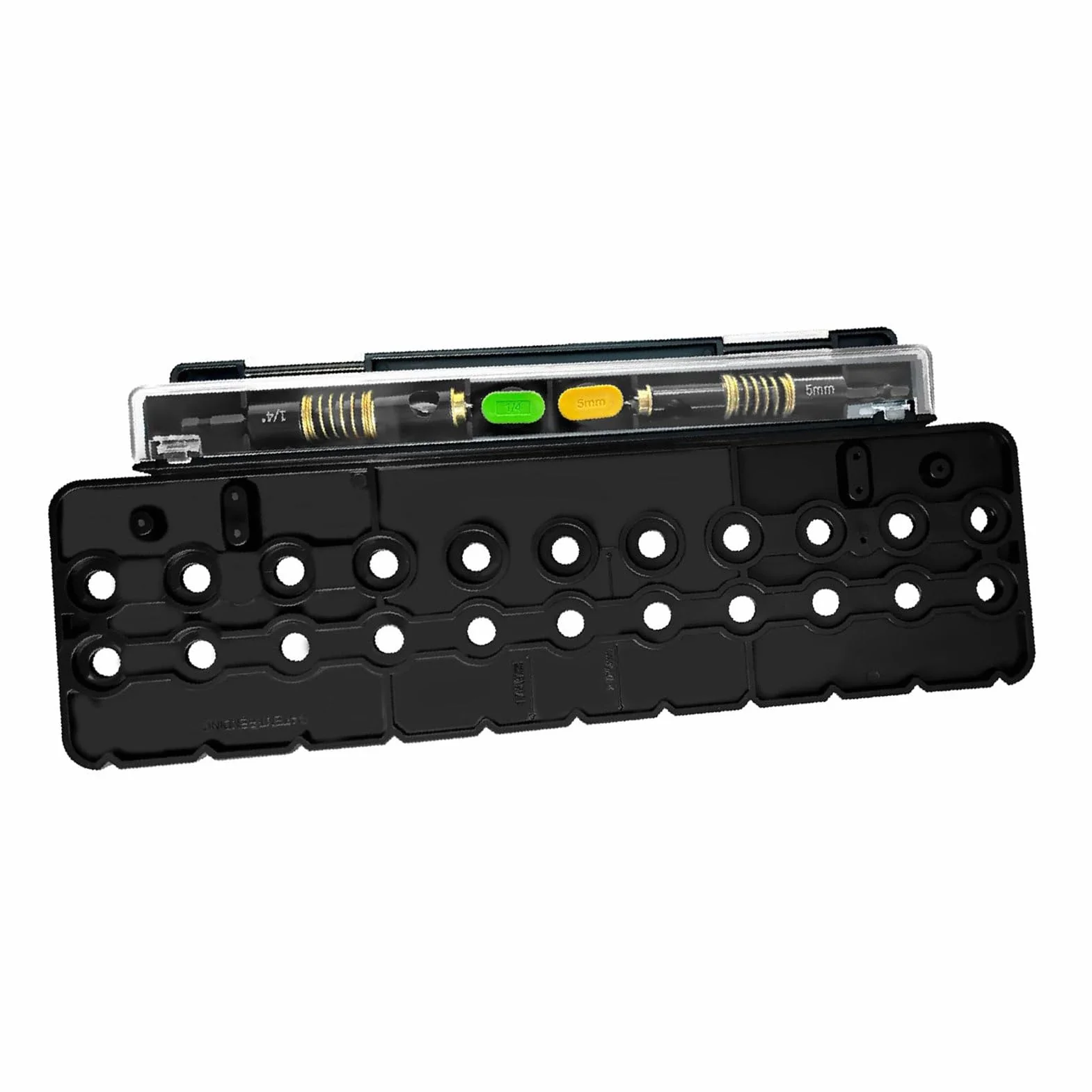 Szablon do Szpilek do Półki 32 mm, Prowadnica Wiertła 1/4" i 5 mm, Narzędzie do Wiercenia w Drewnie