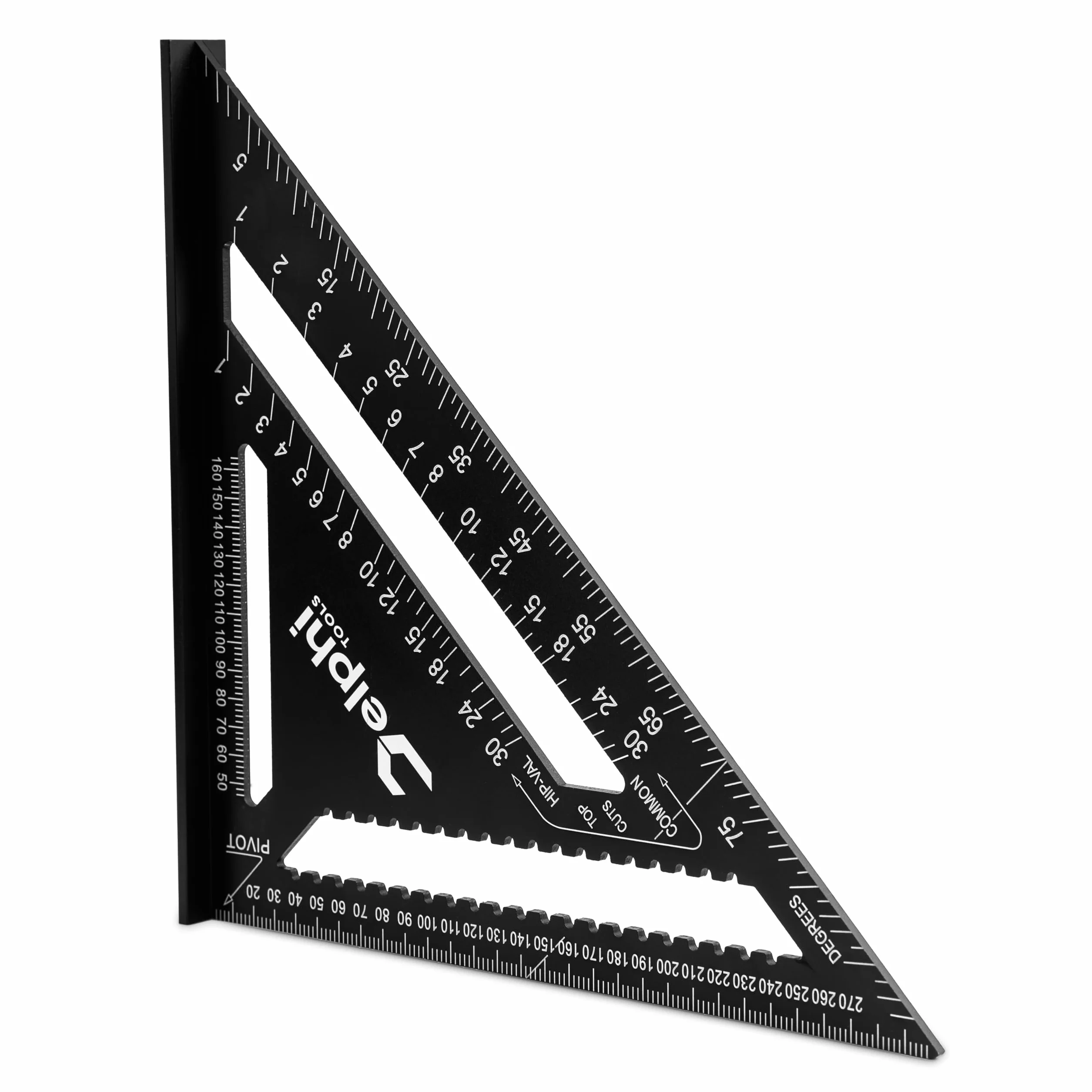 DELPHI Kątownik ciesielski 300 mm 90° pogrubiony trójkąt zestaw
