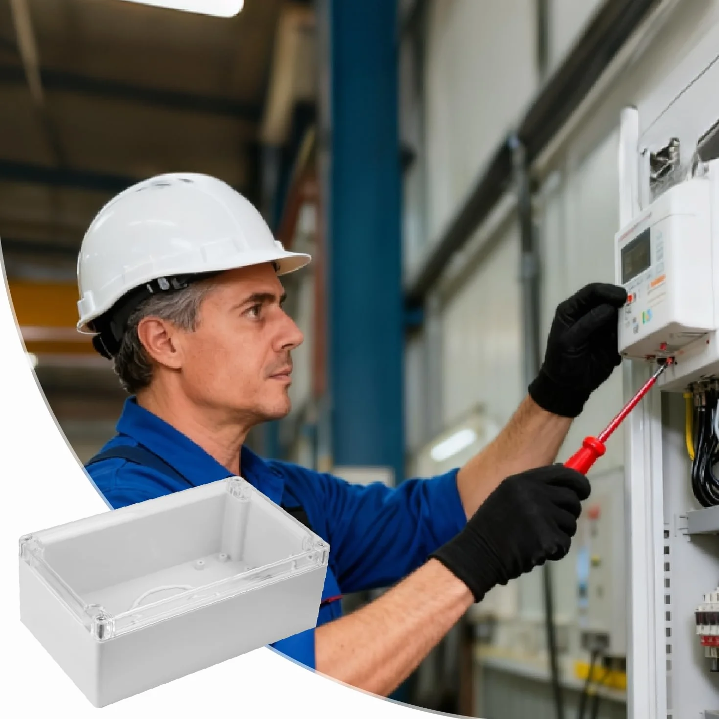 Puszka rozgałęźna, wodoszczelna puszka przyłączeniowa, IP65, obudowa elektroniczna, plastikowa pusta obudowa z tworzywa sztucznego, skrzynka na projekt, puszka rozdzielcza z przezroczystą pokrywą (200