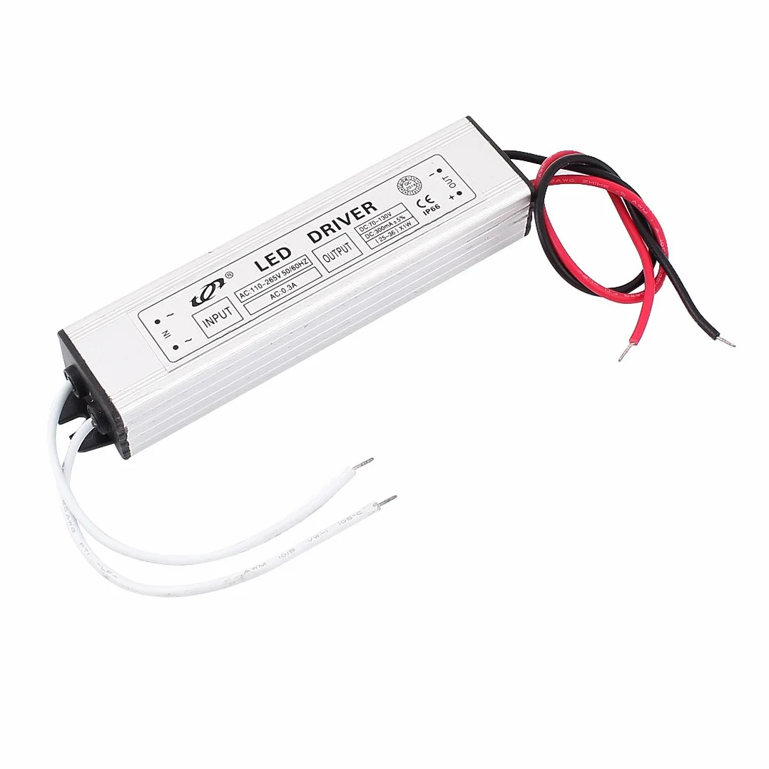 sterownik led, Zasilacz sterownika LED AC110-265V 0,3A do DC70-130V 300mA x1W