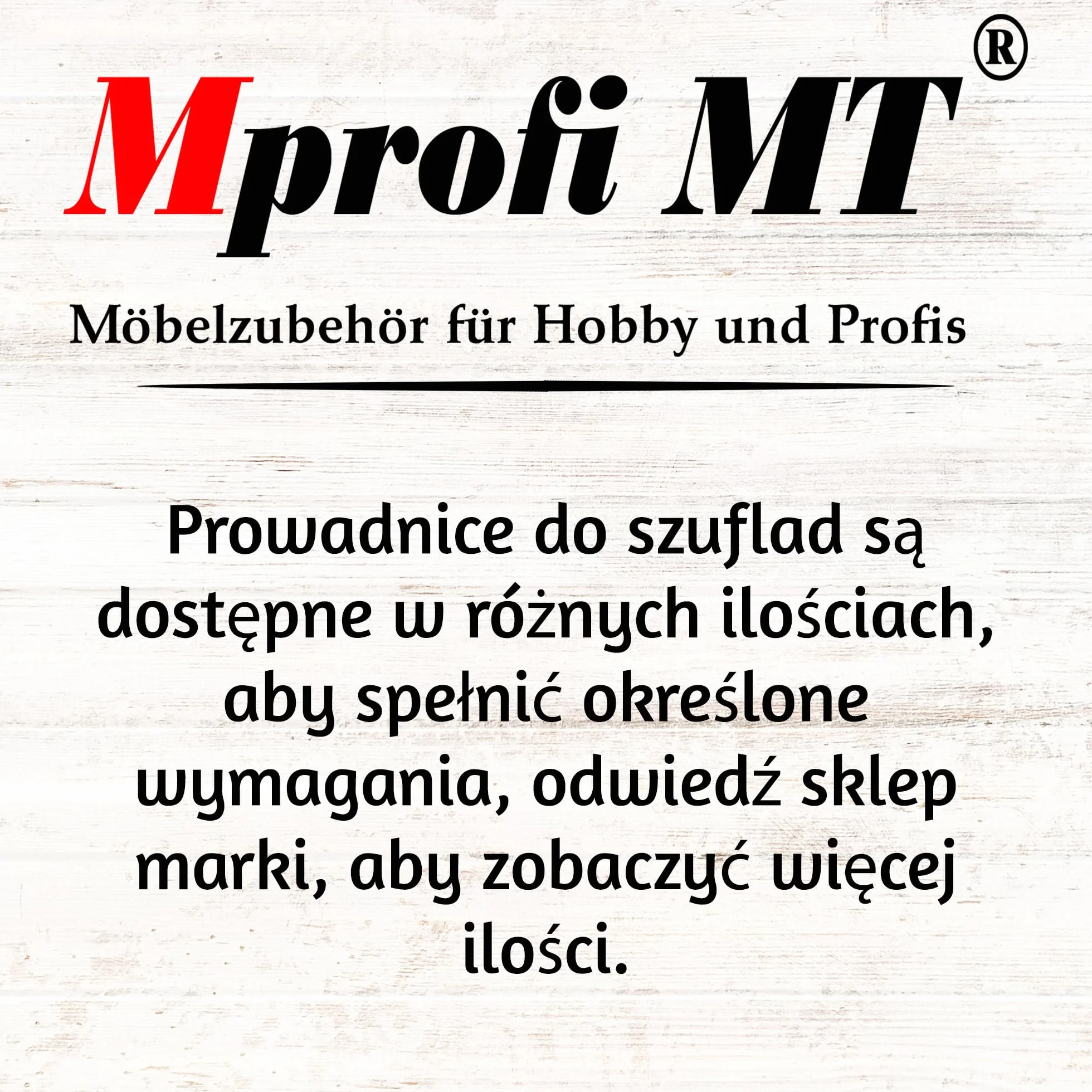 Mprofi MT® Prowadnica Kulkowa Częściowo Wysuwana H: 17 L: 310mm 2 Sztuki