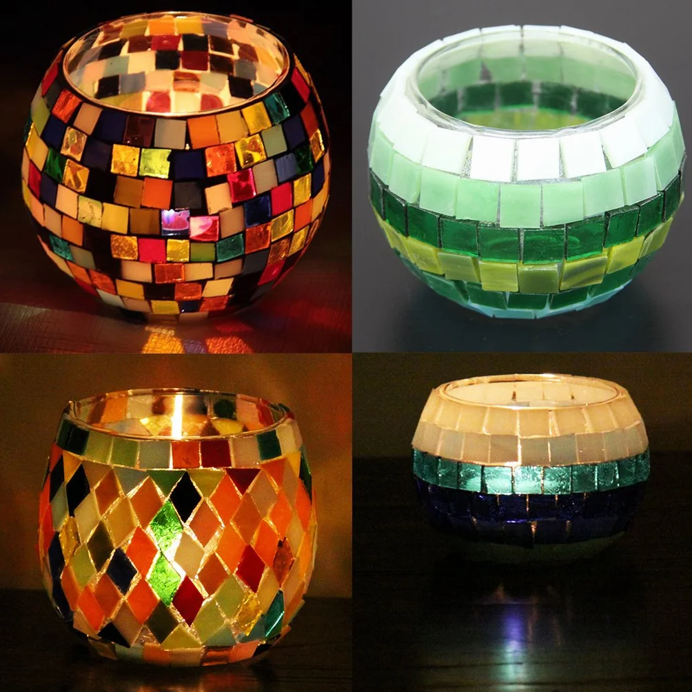 1 x 4 cm pasek witrażowy, DIY, szklana mozaika, hobby, rękodzieło, talerze, ramki na zdjęcia, doniczki, ręcznie robiona biżuteria 200 g (różne kolory)