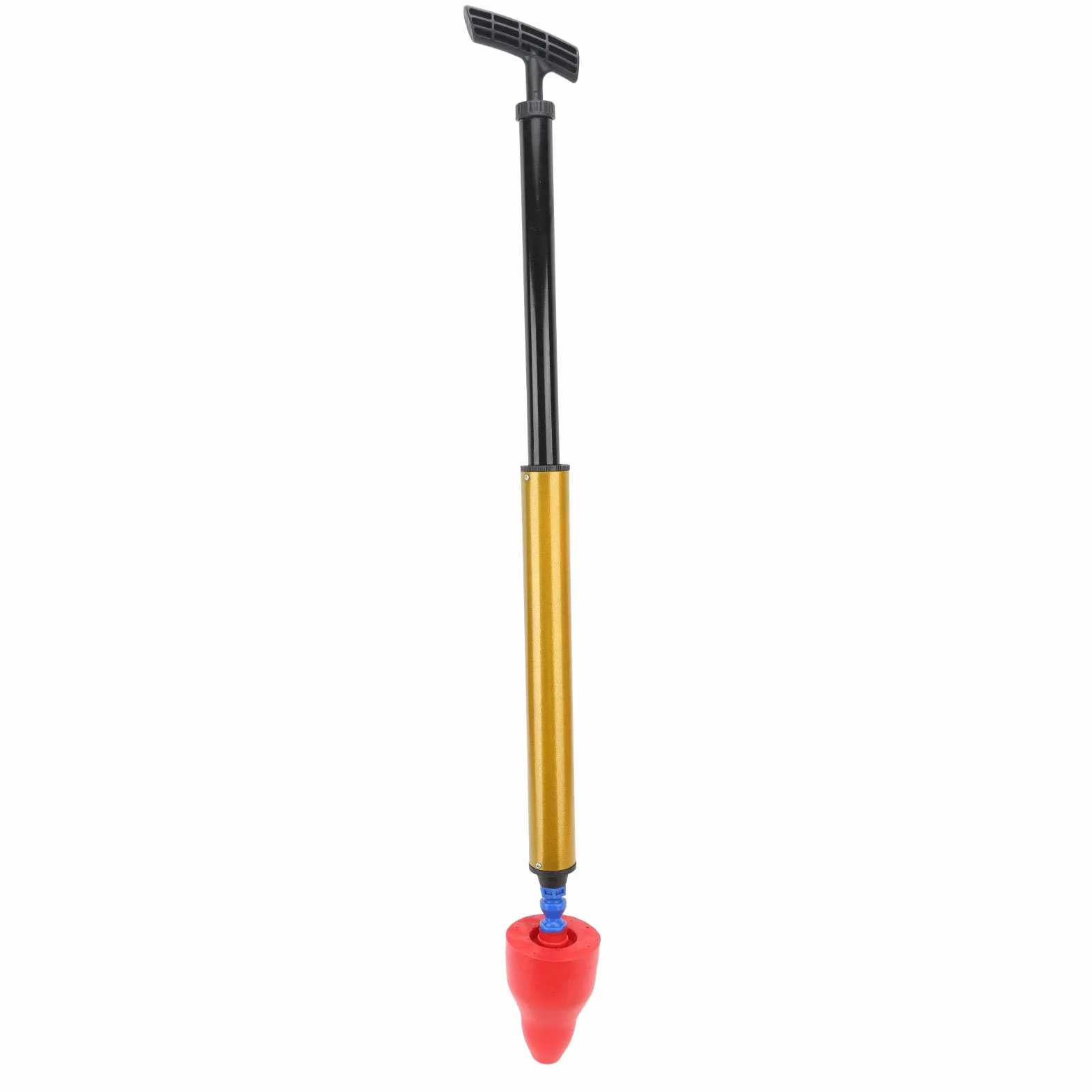 Tłok do Toalety ABS Ergonomiczny Uchwyt Silne Ssanie czerwony