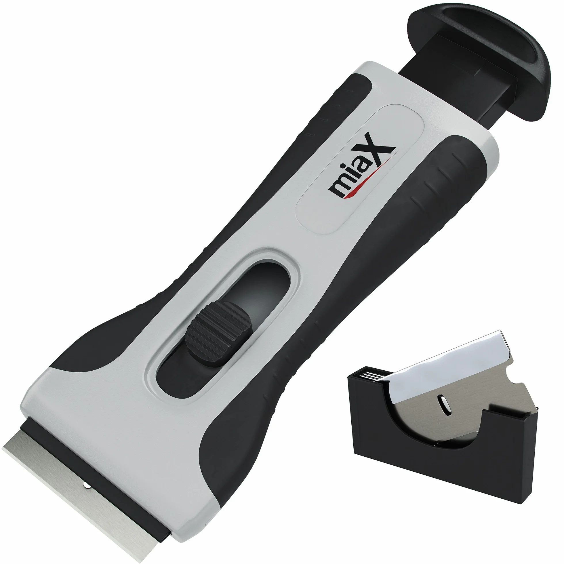 miaX Skrobak do płyt ceramicznych z wymiennymi ostrzami Soft-Touch