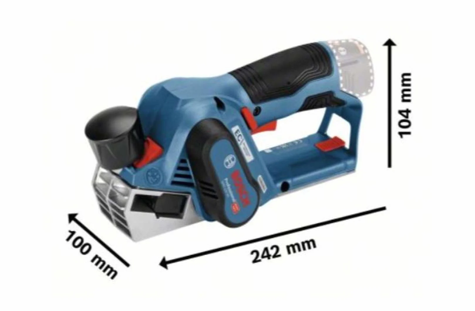 Bosch Professional GHO 12V-20 akumulatorowy strug 12V 56 mm