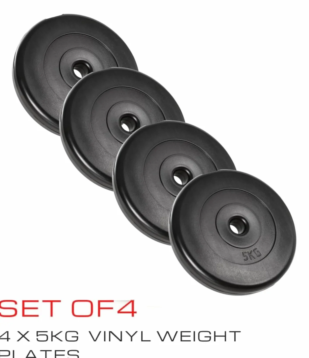 2,5 kg / 5 kg / 10 kg Obciążenia do Sztangi/Hantli 30mm - 10, 15, 20, 30kg Zestaw Talerze Wagowe - Zestaw Obciążeń Bitumicznych
