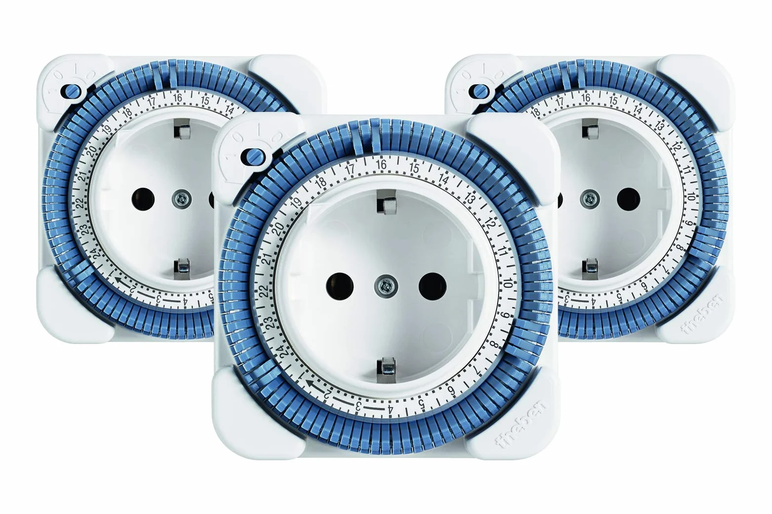 Theben 0260030 Timer 26 - analogowy, timer do gniazd, wtyczka programu czasowego, biały, do 400 W mocy przełączania LED