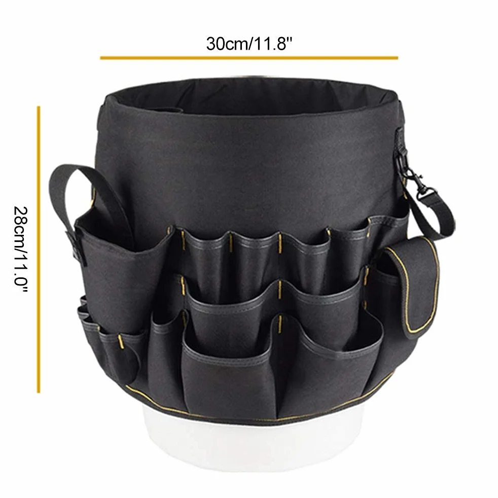 Tools organizer Bucket Tool z 56 kieszeniami do wiaderek