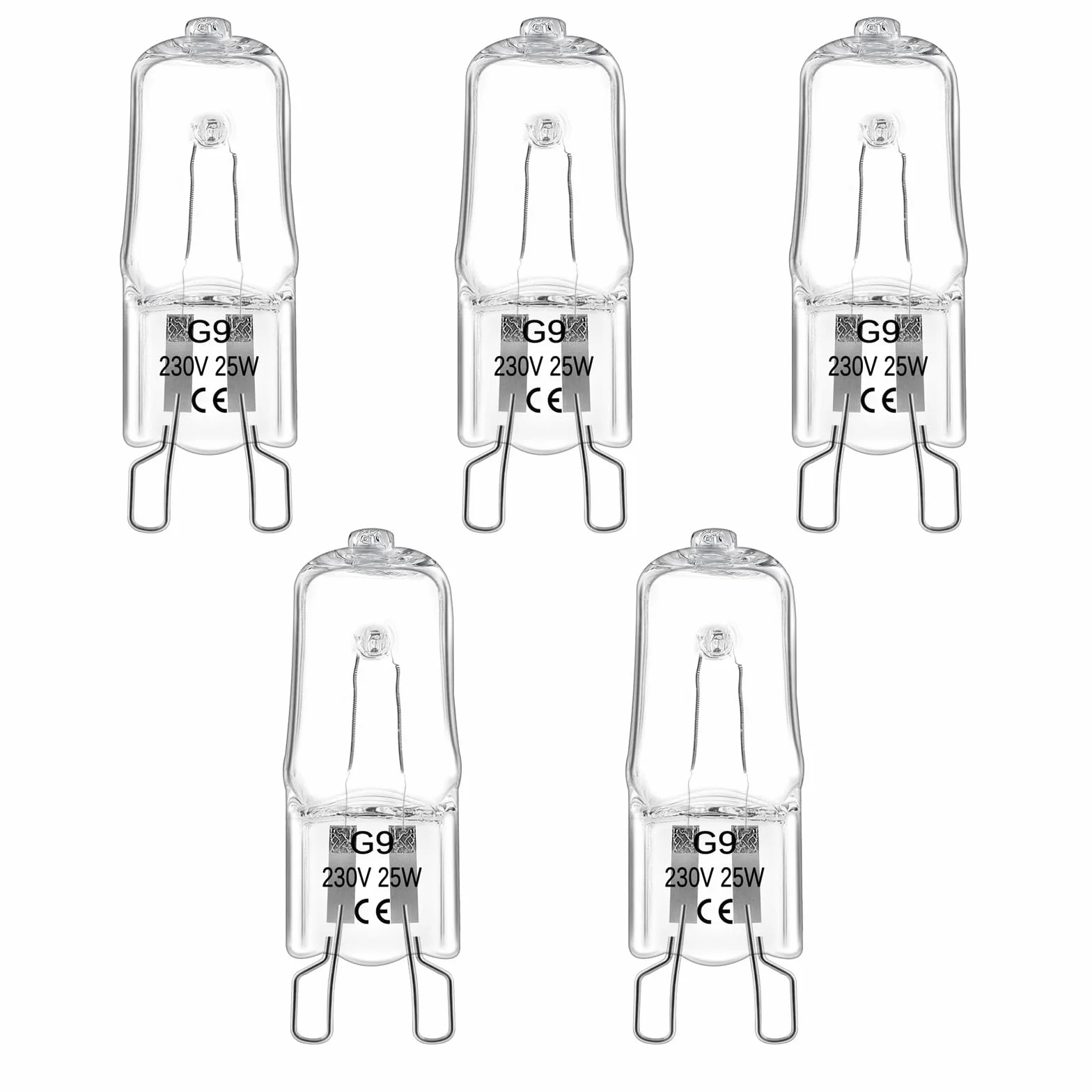 Lampa halogenowa G9 do piekarnika 25W 300°C ciepła biel 2700K ściemniana