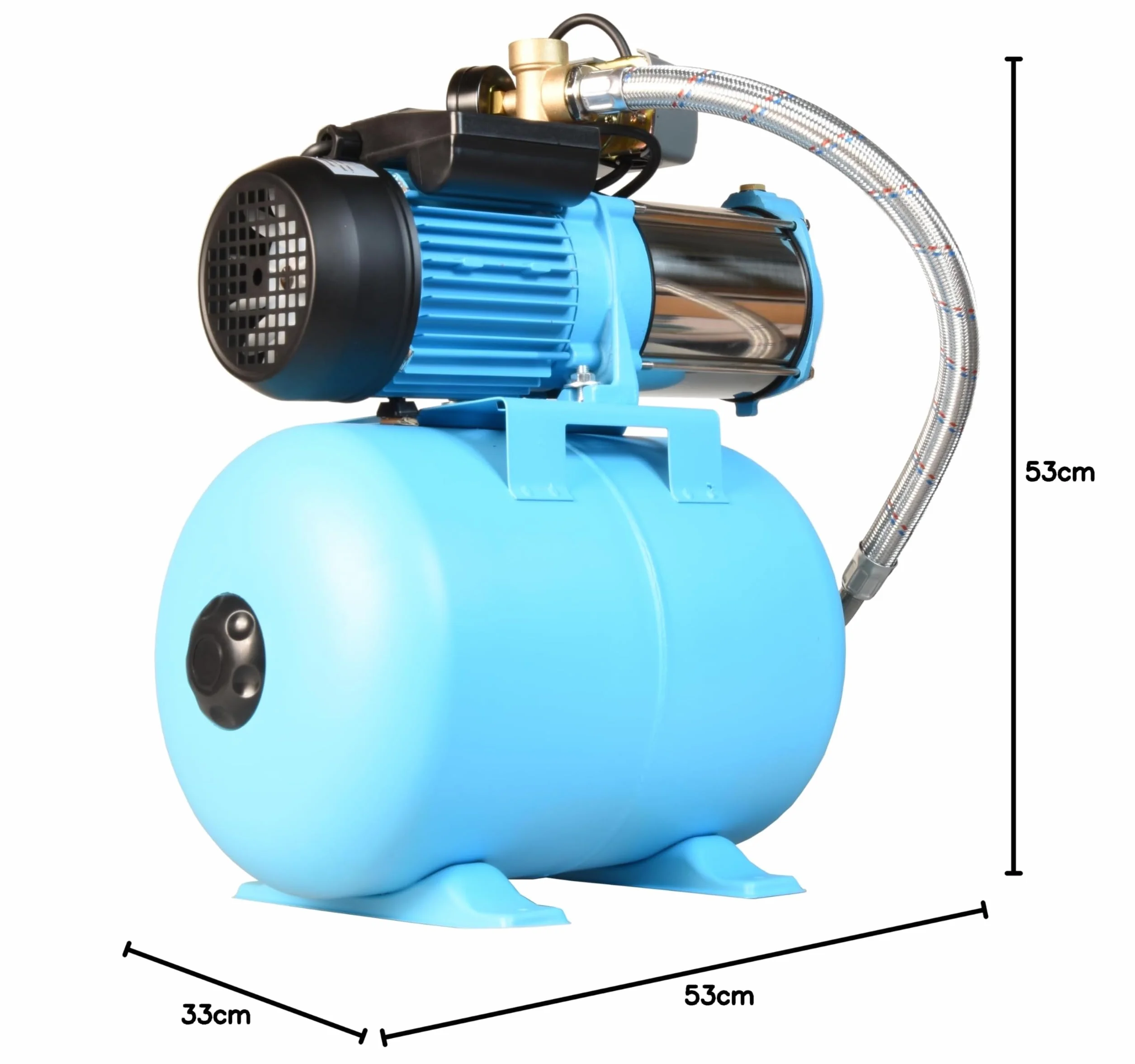Zestaw Hydroforowy 24L Hydrofor MAX-H 1300 Pompa do Wody 1300 W 5520 l/h 55 m