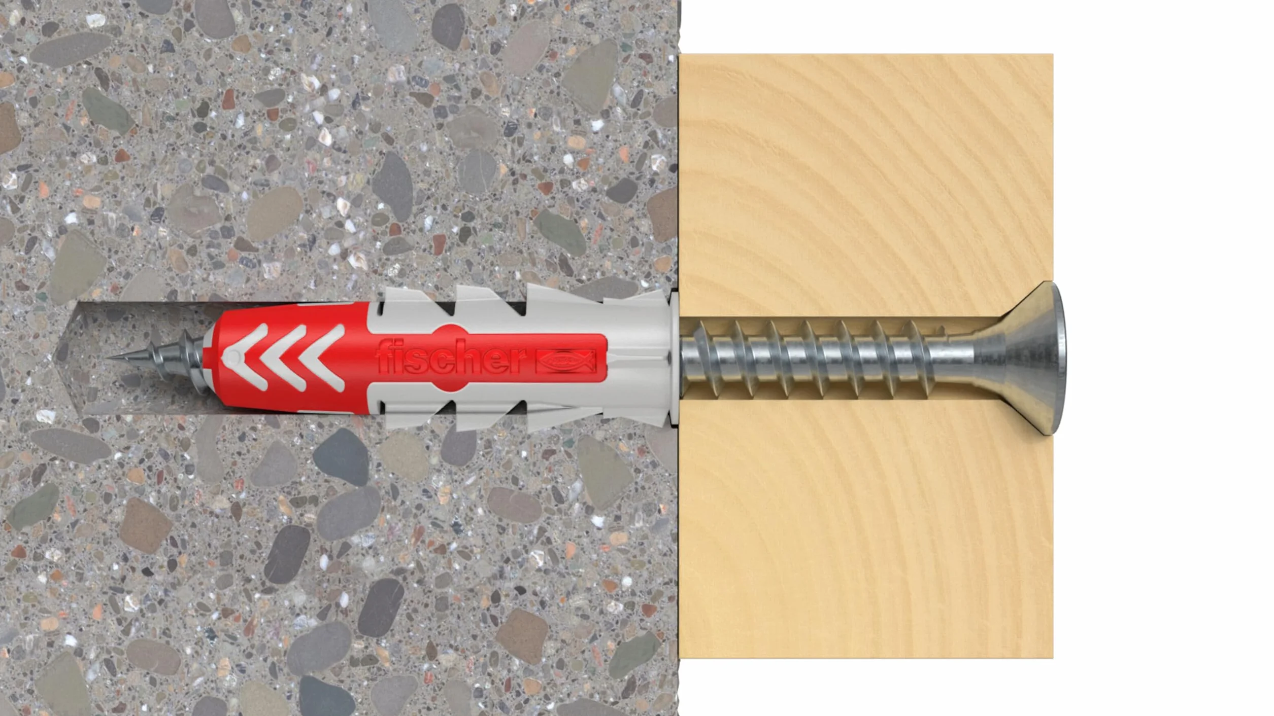 Fischer Red-Box DuoPower Zestaw 280 elementów śruby kołki różne rozmiary skrzynka asortymentowa