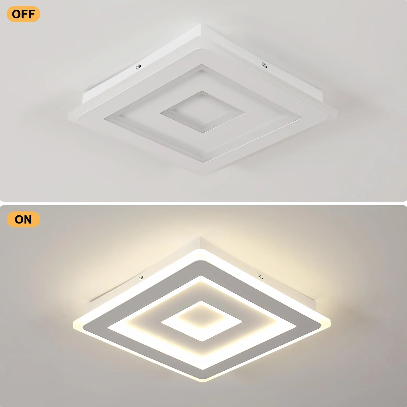 Comely Plafon LED akrylowy biały 40 cm 52W 4000K neutralne światło 220V
