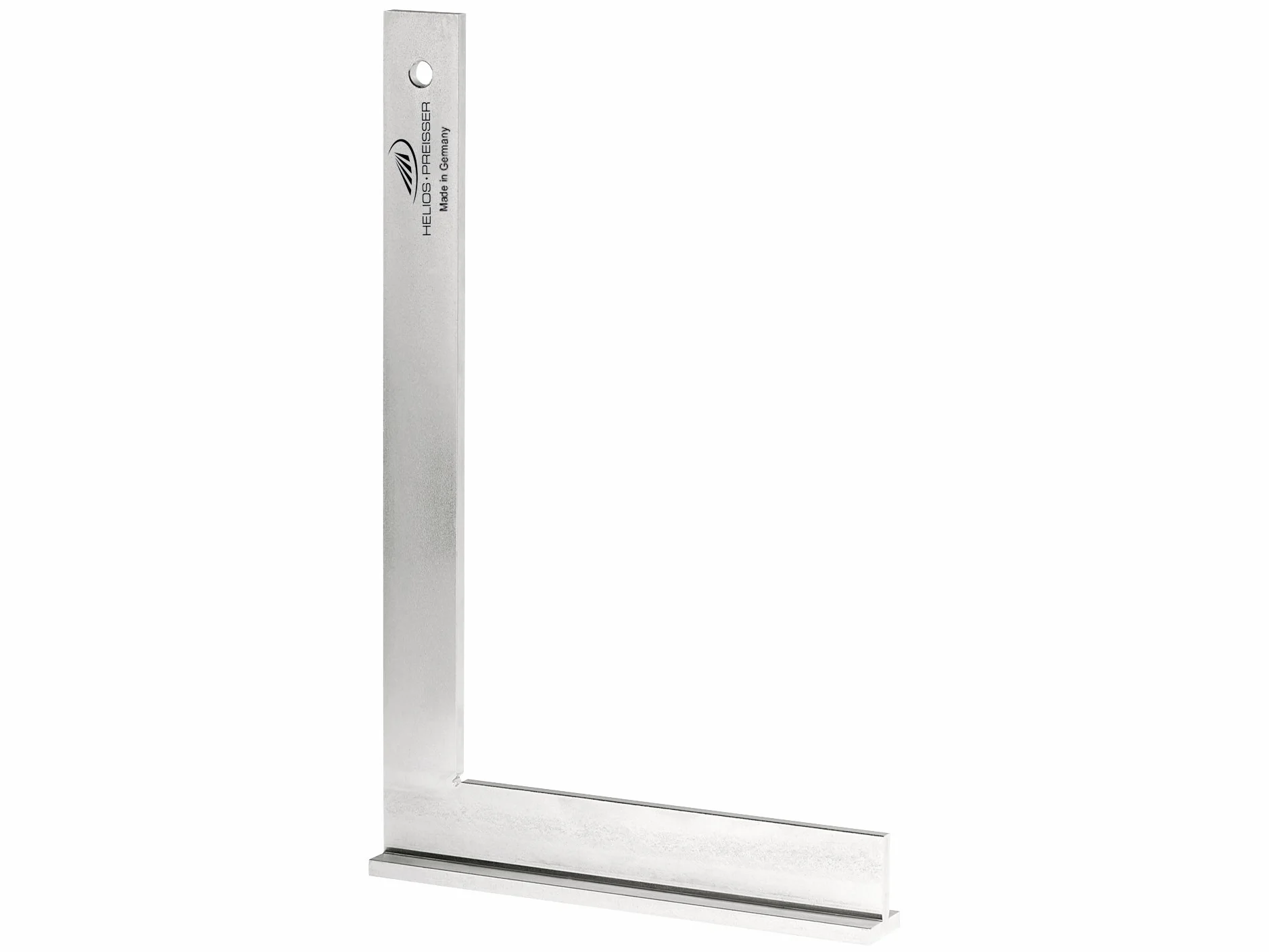 Helios Preisser kątownik ślusarski z ogranicznikiem stal specjalna długość ramienia 250 x 160 mm