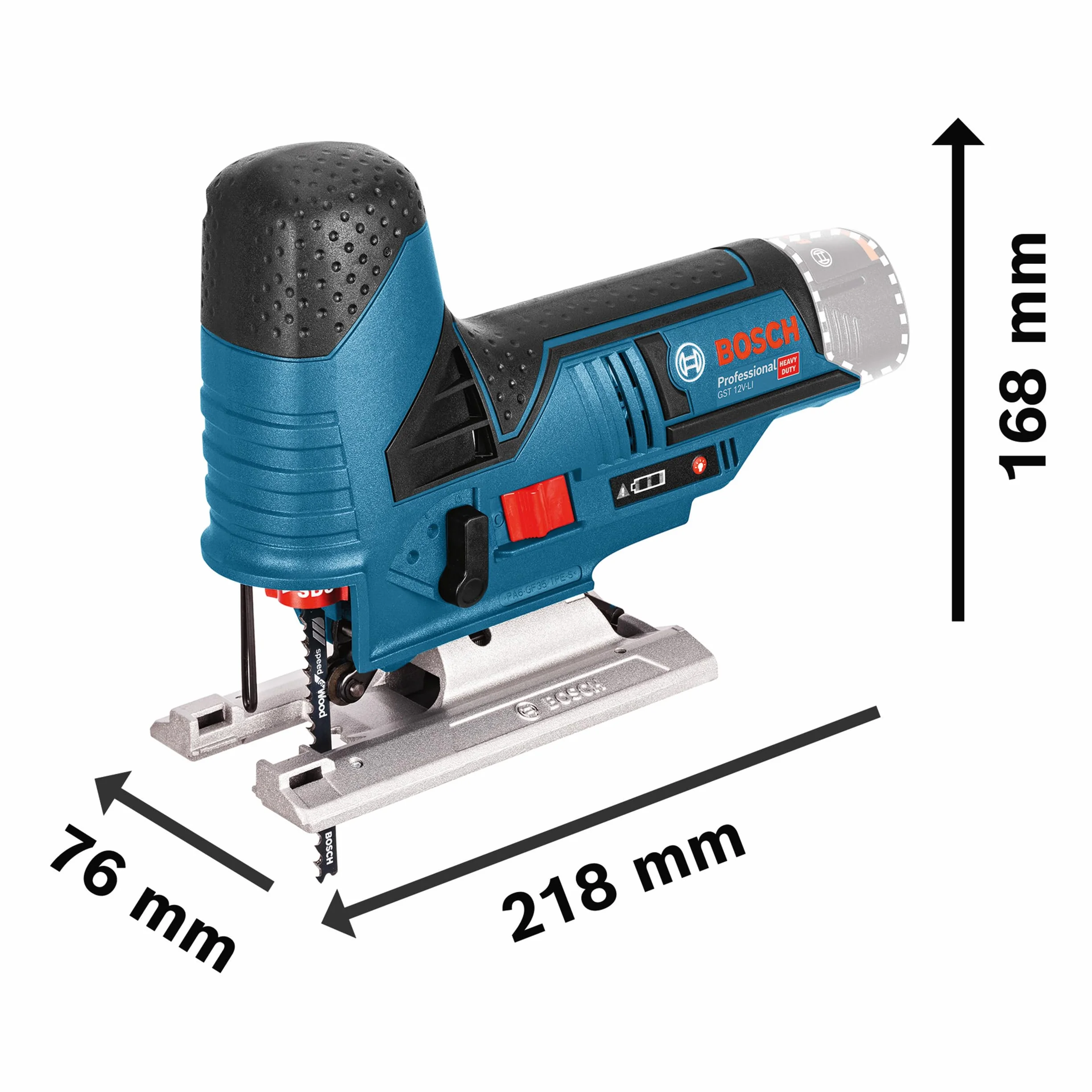 Bosch Professional GST 12V-70 Akumulatorowa Wyrzynarka 12V