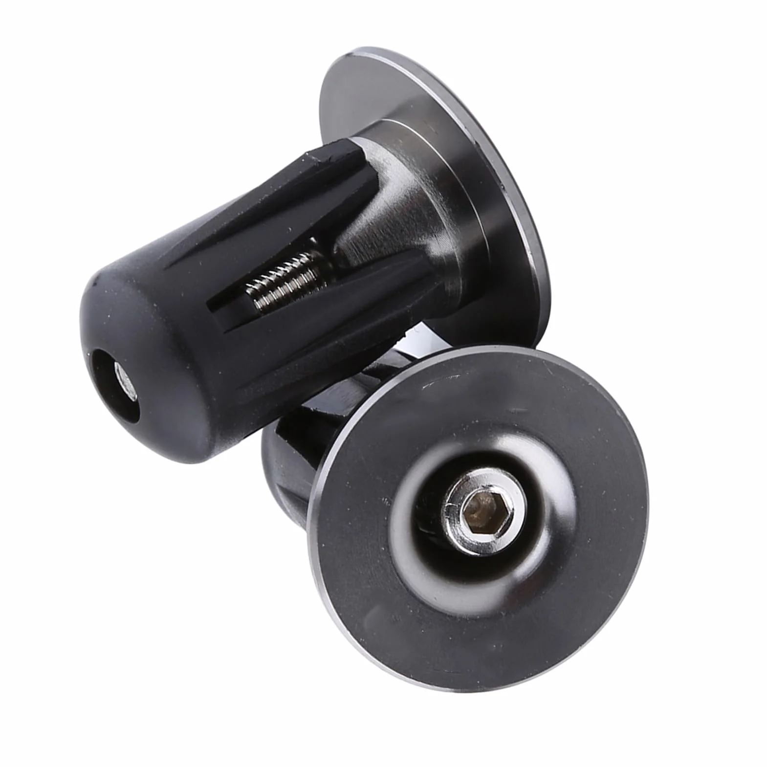MAGT Wtyczki do kierownicy rowerowy, 2 szt. uniwersalne kolorowe aluminiowe uchwyty rowerowy
