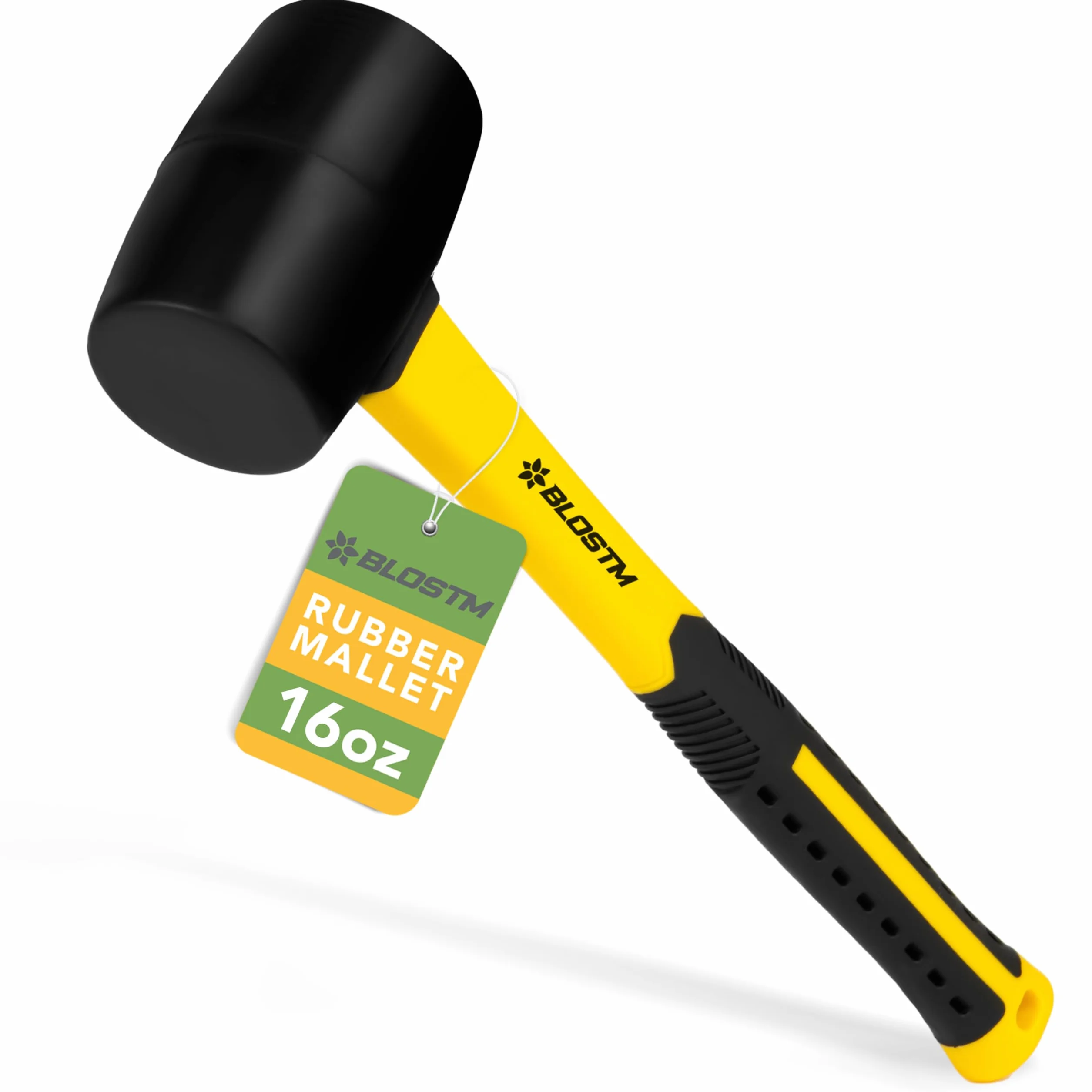 BLOSTM Gumowy młotek 470 ml 32 cm antypoślizgowy uchwyt 473 g
