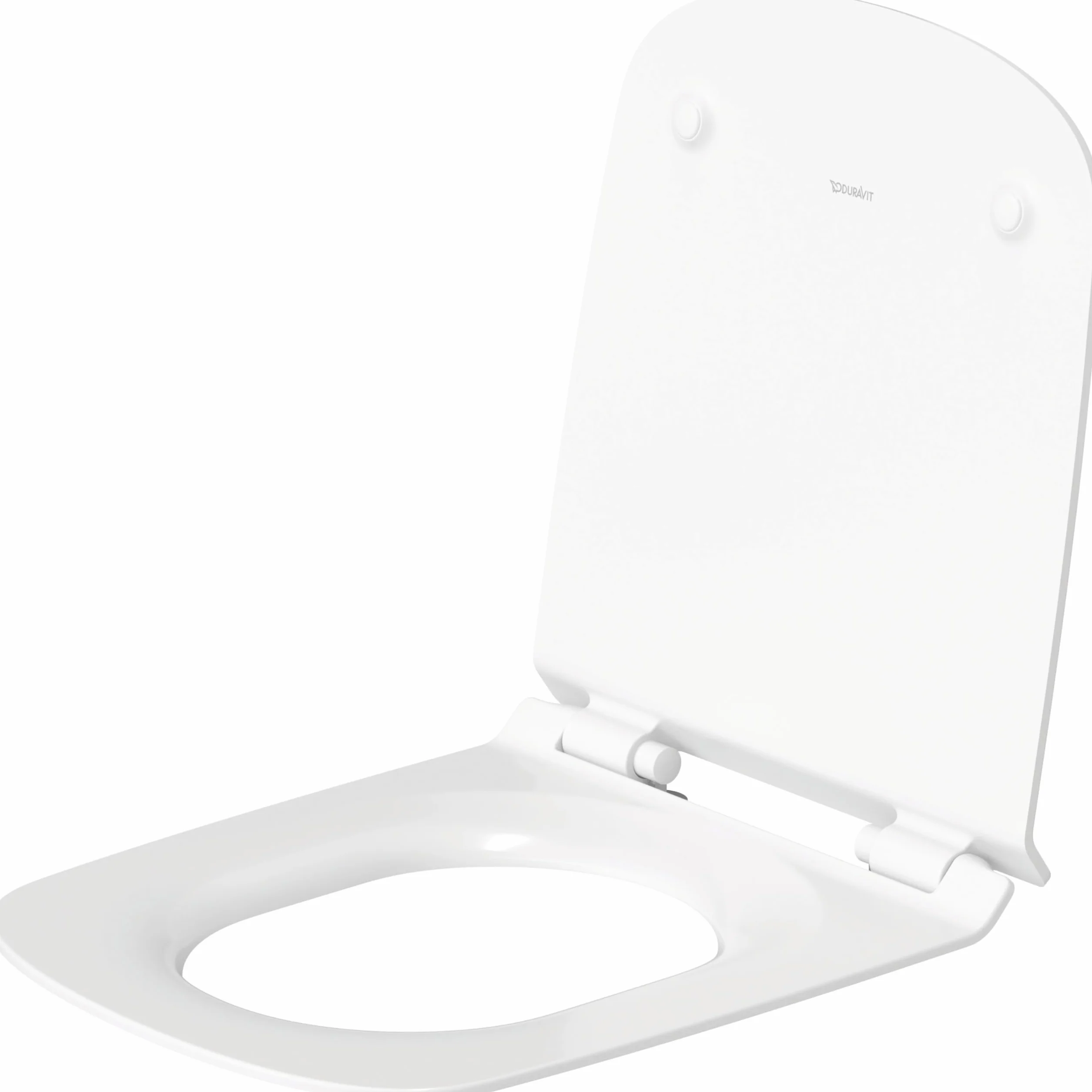 Duravit DuraStyle Deska sedesowa z zamknięciem soft, pokrywa toalety z duroplastu, stal nierdzewna, biały