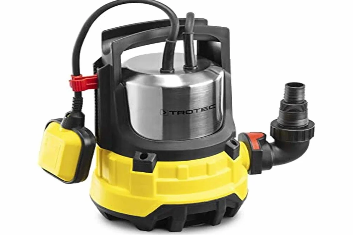TROTEC Pompa zanurzeniowa TWP 11000 ES - wydajność 20000 l/h, moc 1100 W, głębokość zanurzenia maks. 7 m