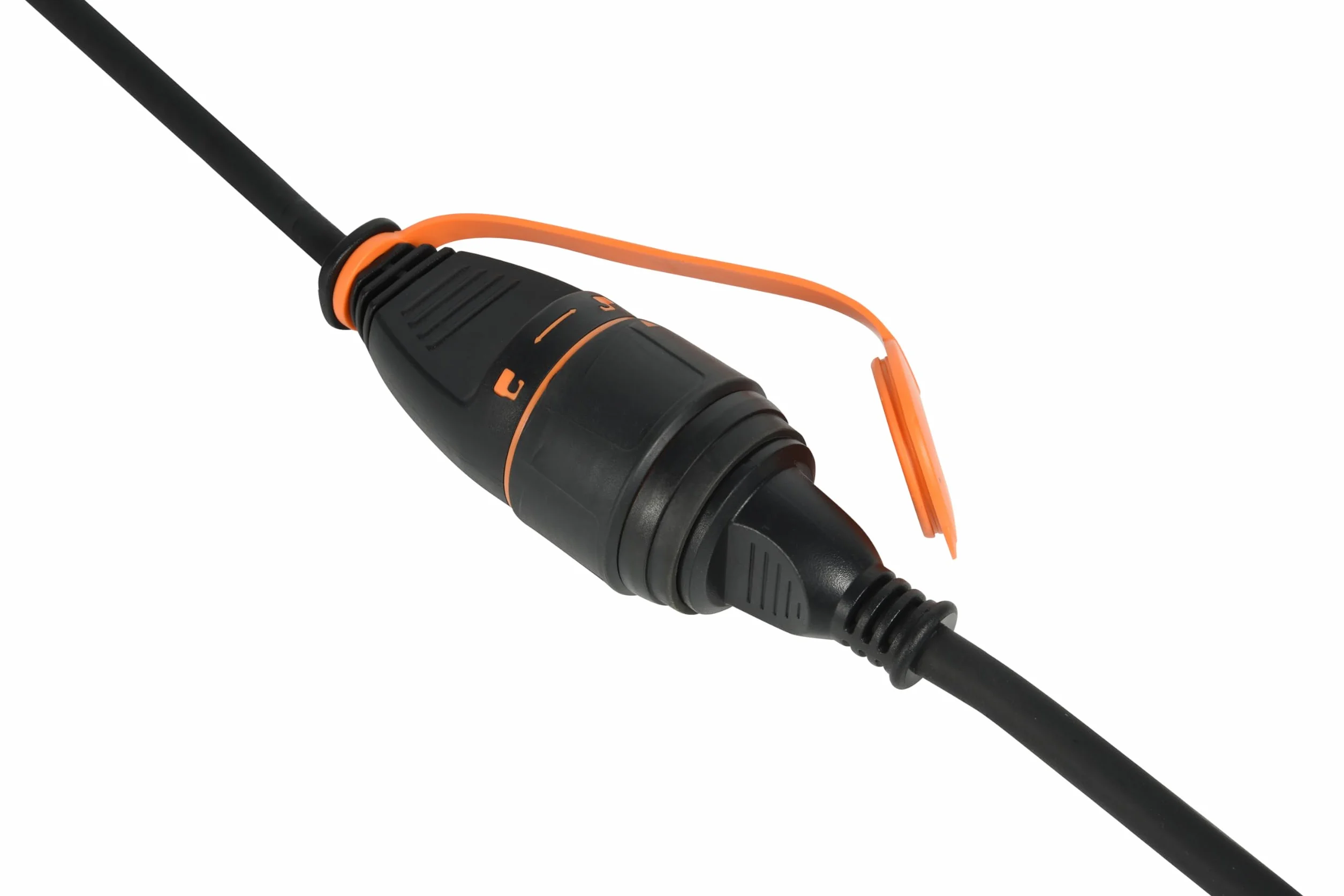 Electraline Adapter przyczepy 15cm IP44 CEE 2P+T Schuko Electralock z mechanizmem blokującym H07RN-F