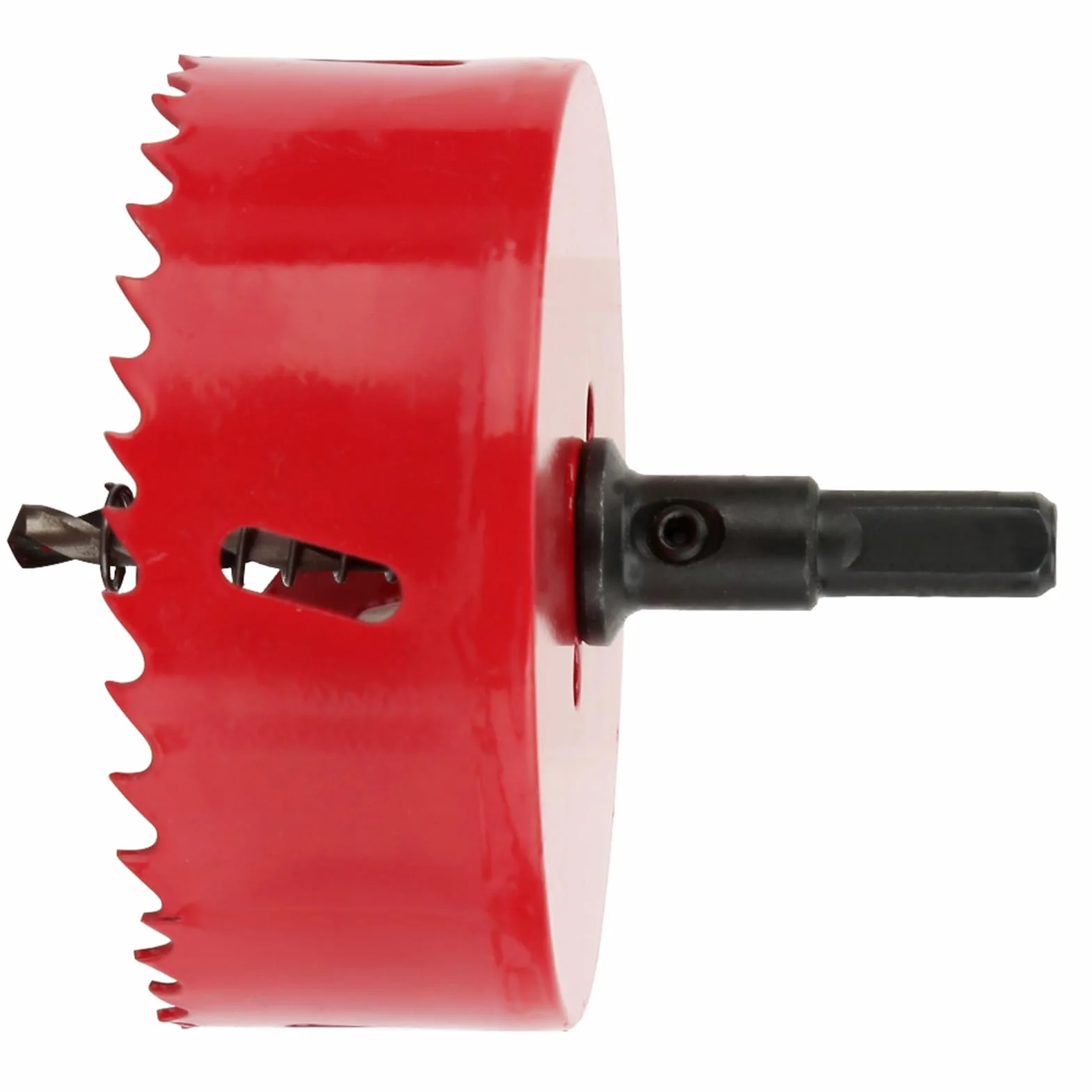 Otwornica do metalu 90 mm z wiertłem centrującym do płyt gipsowo-kartonowych, aluminium