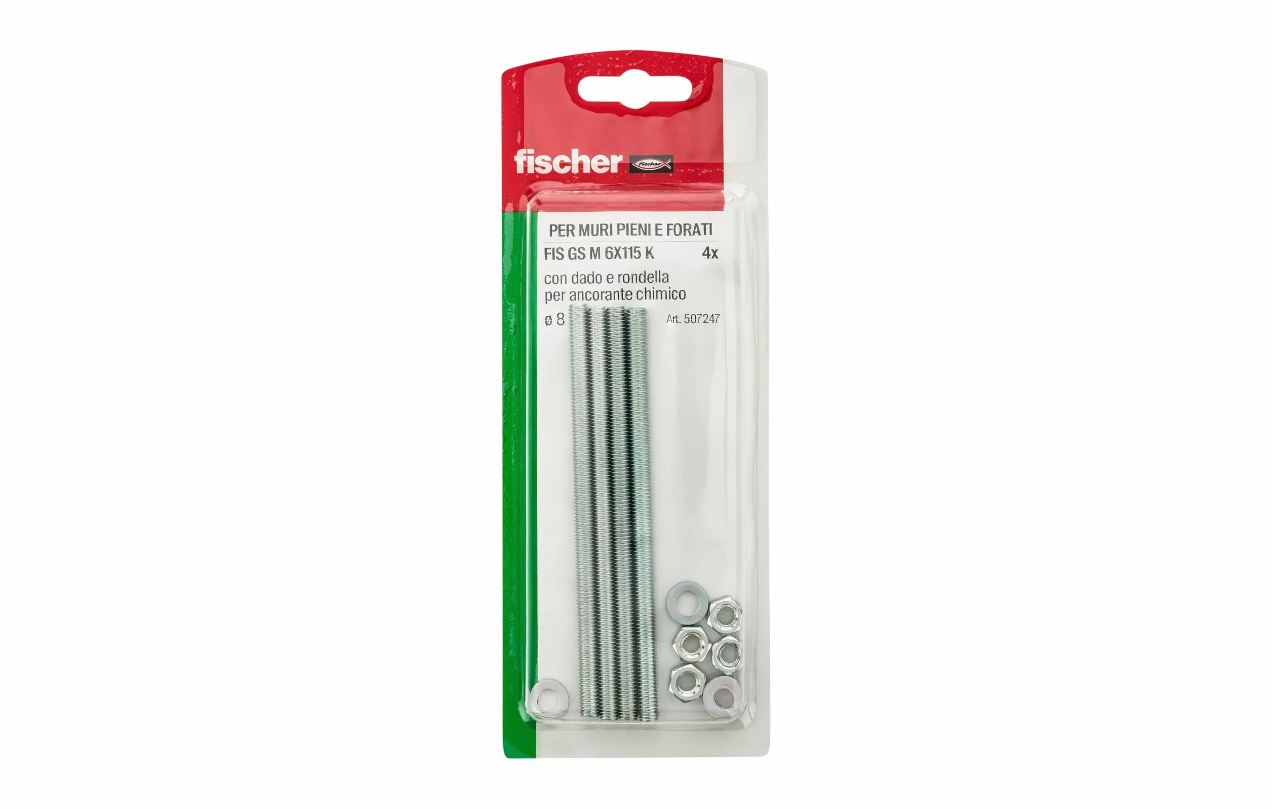 FISCHER pręt gwintowany Fis Gs M 6 x 110 K