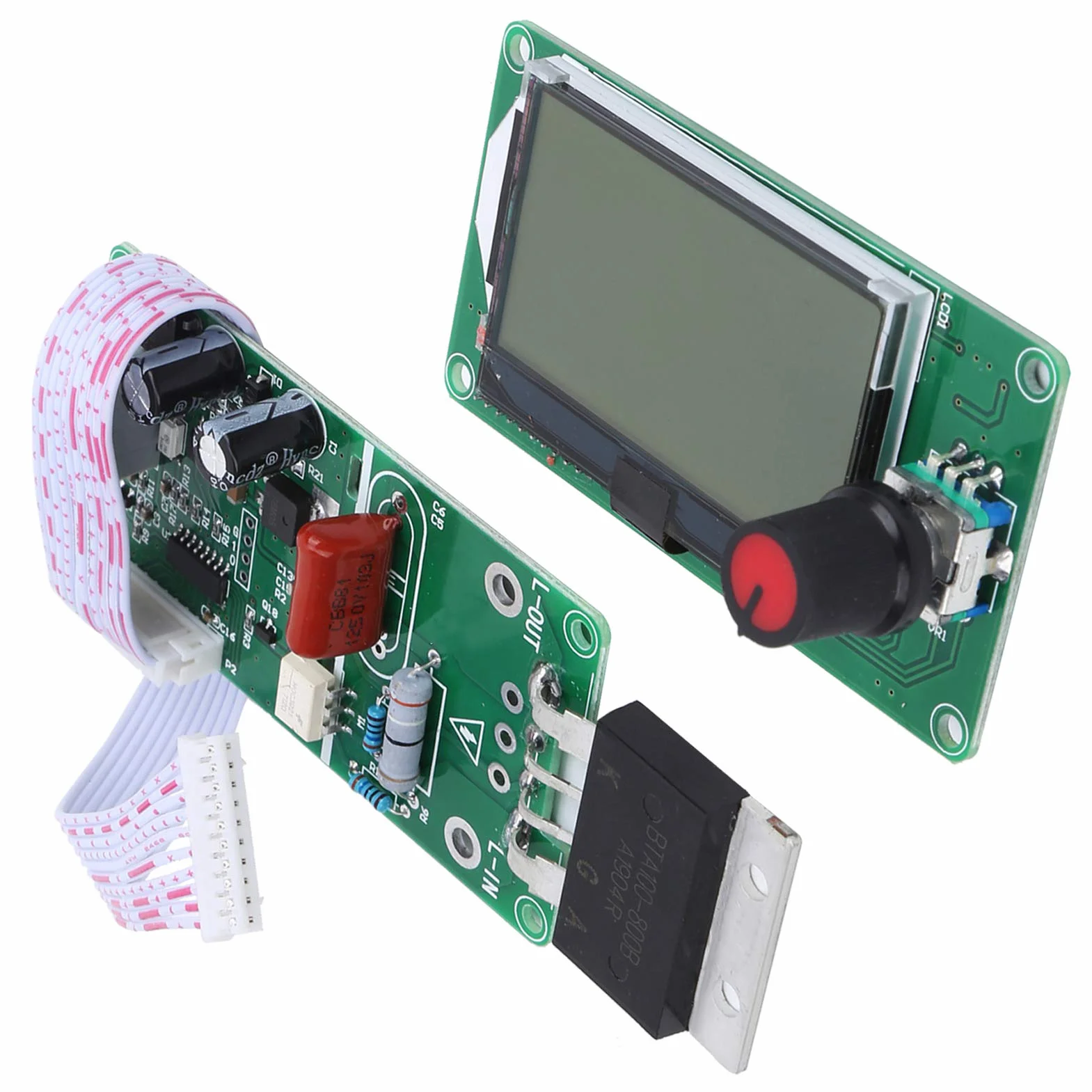 Moduł spawalniczy z kontrolą czasu Płytka enkodera podwójnego impulsu LCD 100A do zgrzewania punktowego akumulatora