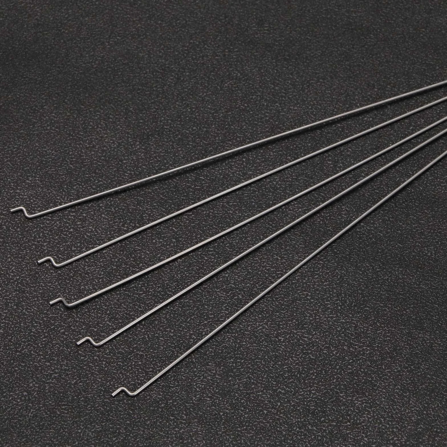 ECSiNG 15 sztuk Fixed Wing zestaw klaksonów sterowniczych 1,2 x 200 mm drążek do pchania 1,3 mm akcesoria do modeli samolotów RC helikopterów RC