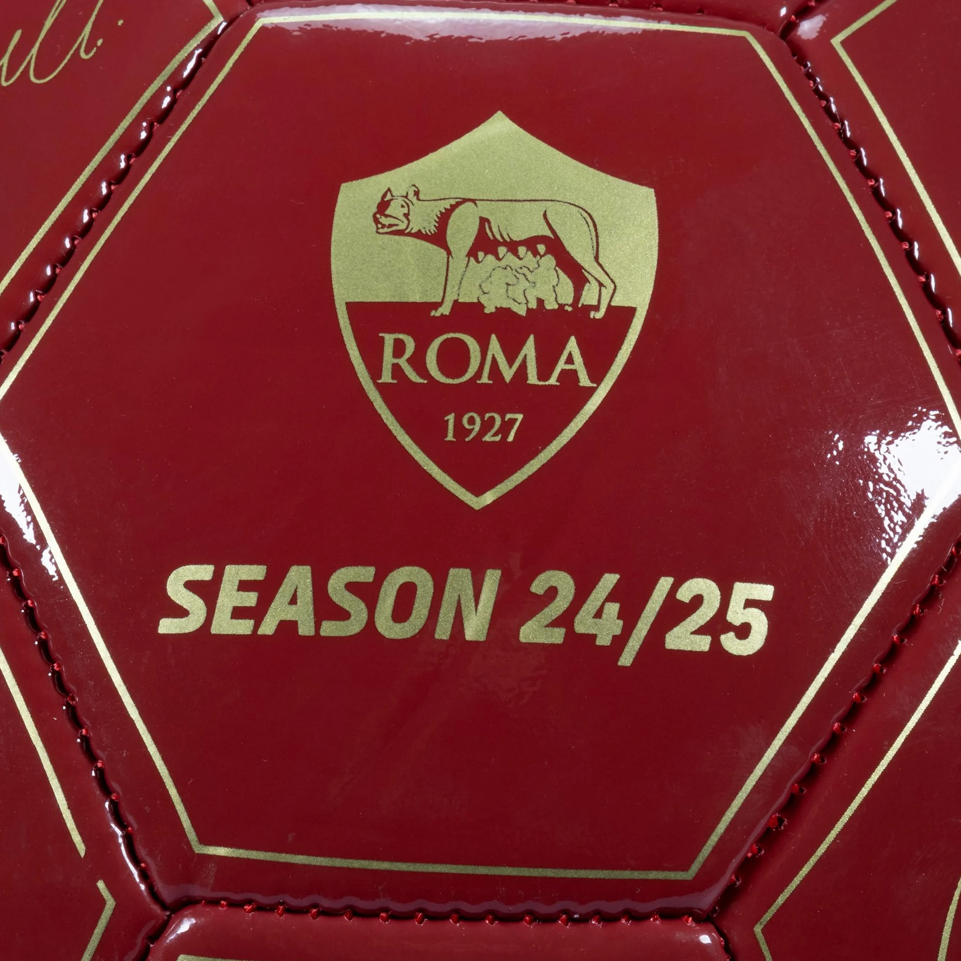 AS Roma Piłka nożna, rozmiar 1 (PVC) Signed