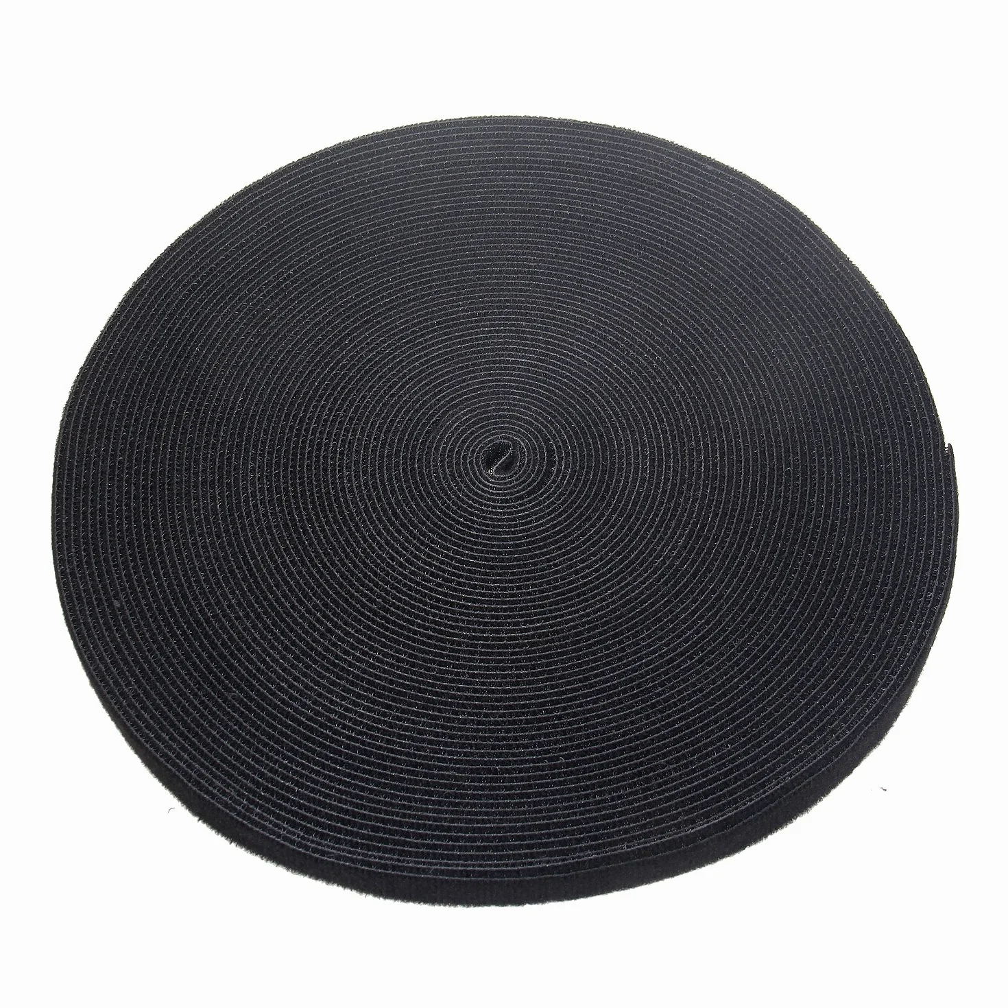 TUKA TKB5013 opaska kablowa na rzep, 10 m x 15 mm, możliwość dowolnego przycięcia, wytrzymała, zdejmowana, wielokrotnego użytku, opaska kablowa, na rzep, do układania kabli, czarna