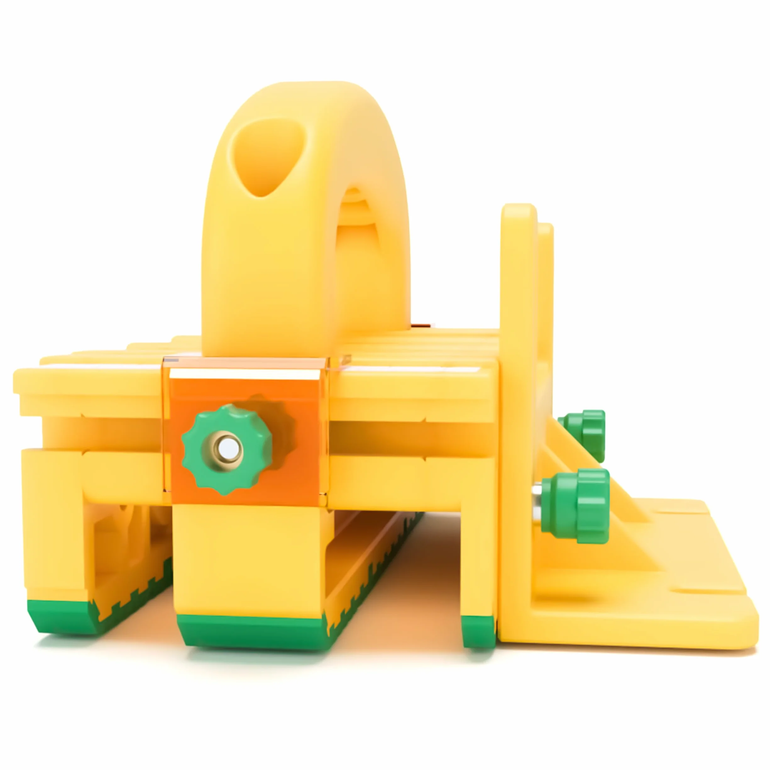 Microjig GRR-RIPPER+ SafeRip Kit Adjustable 3D Push Block for Table Saws Yellow/Green