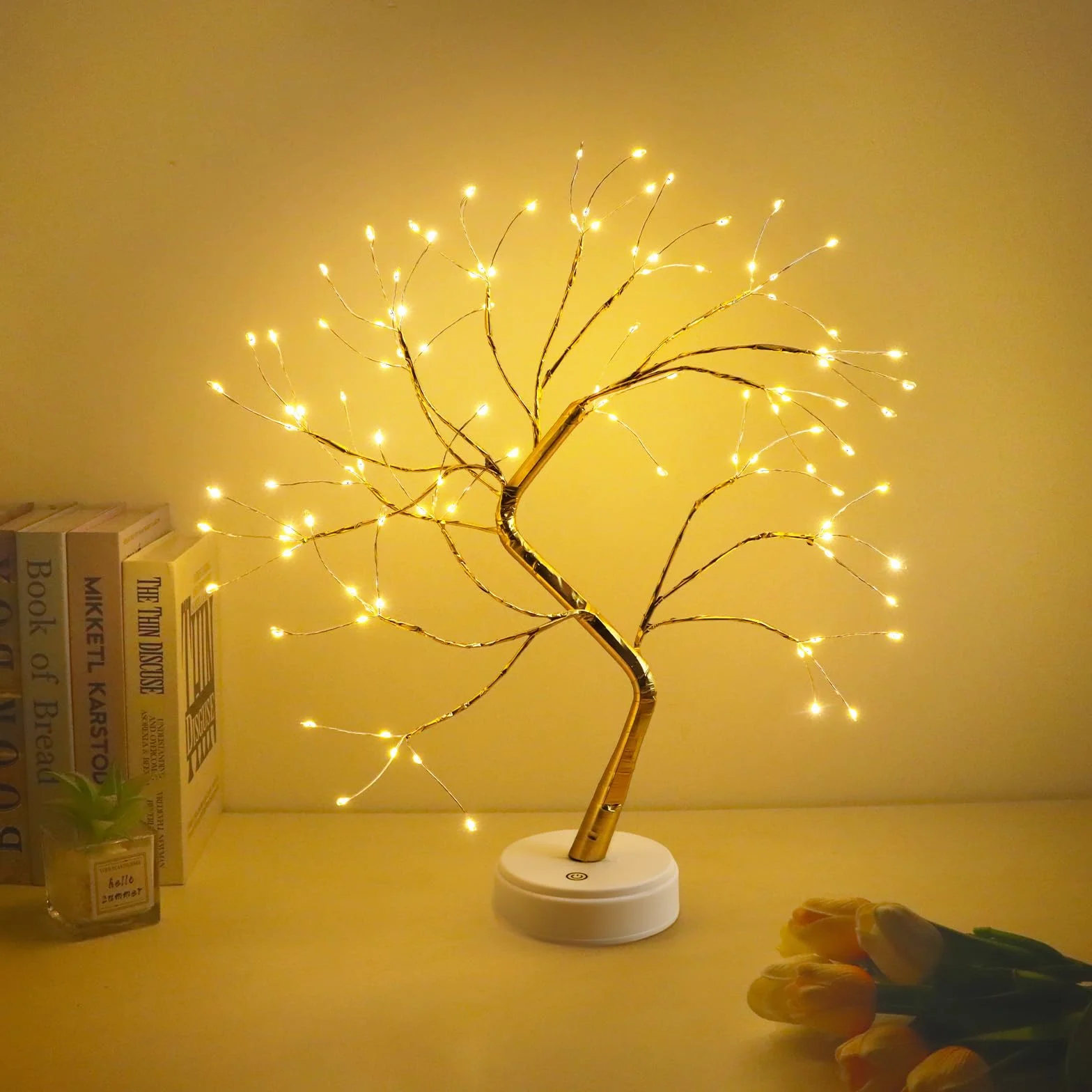 Choinka LED 108 diod, regulowana gałąź, USB/bateria, ciepłe białe światło, dekoracja wnętrz